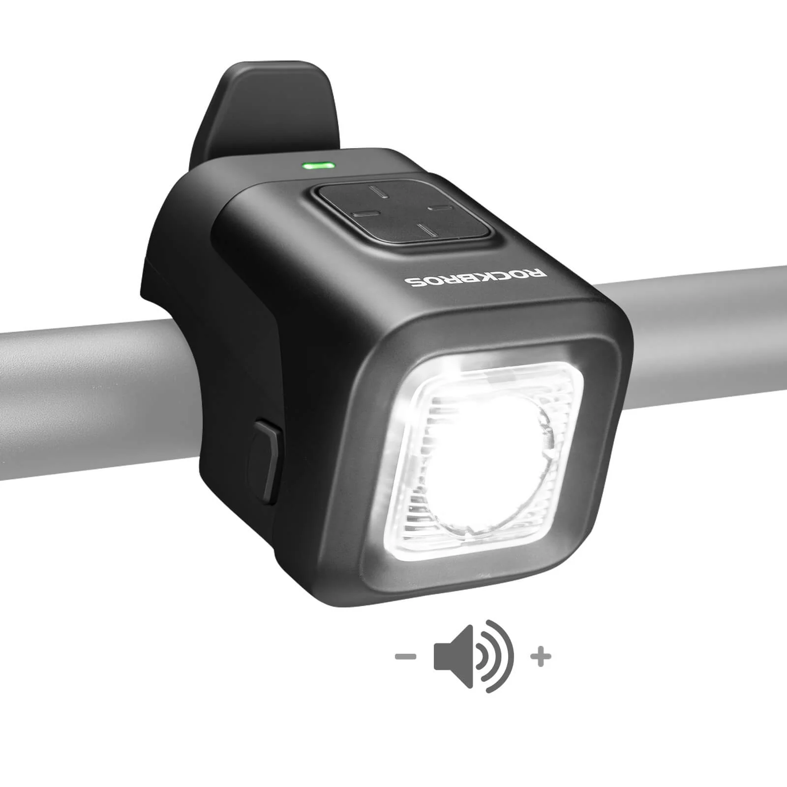2-in-1 Electric Bike Horn and Light 450lm - Image 2