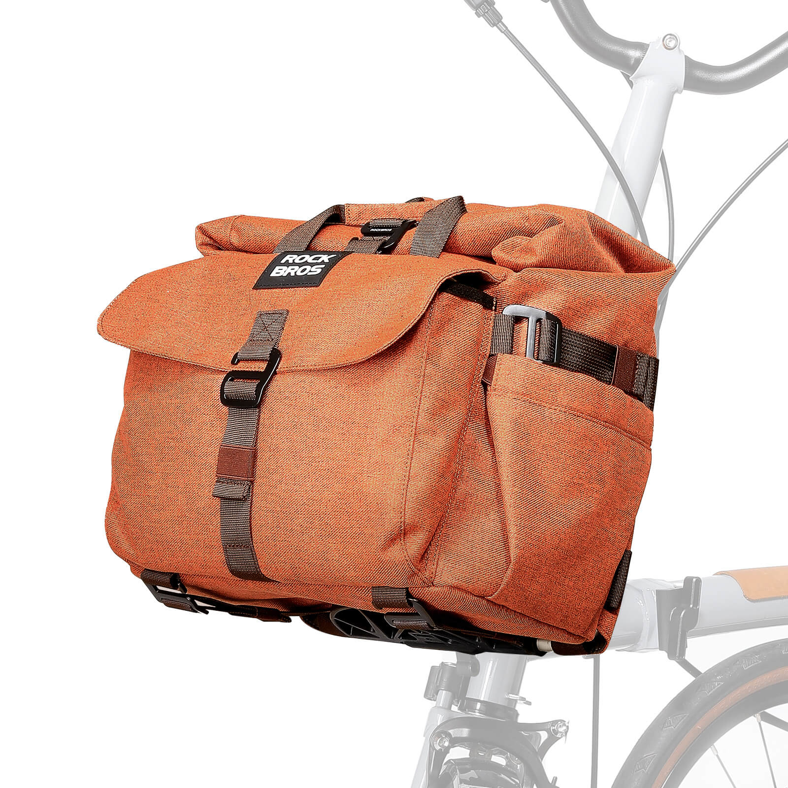 2-in-1 Folding Bike Handlebar Bag & Backpack – H46