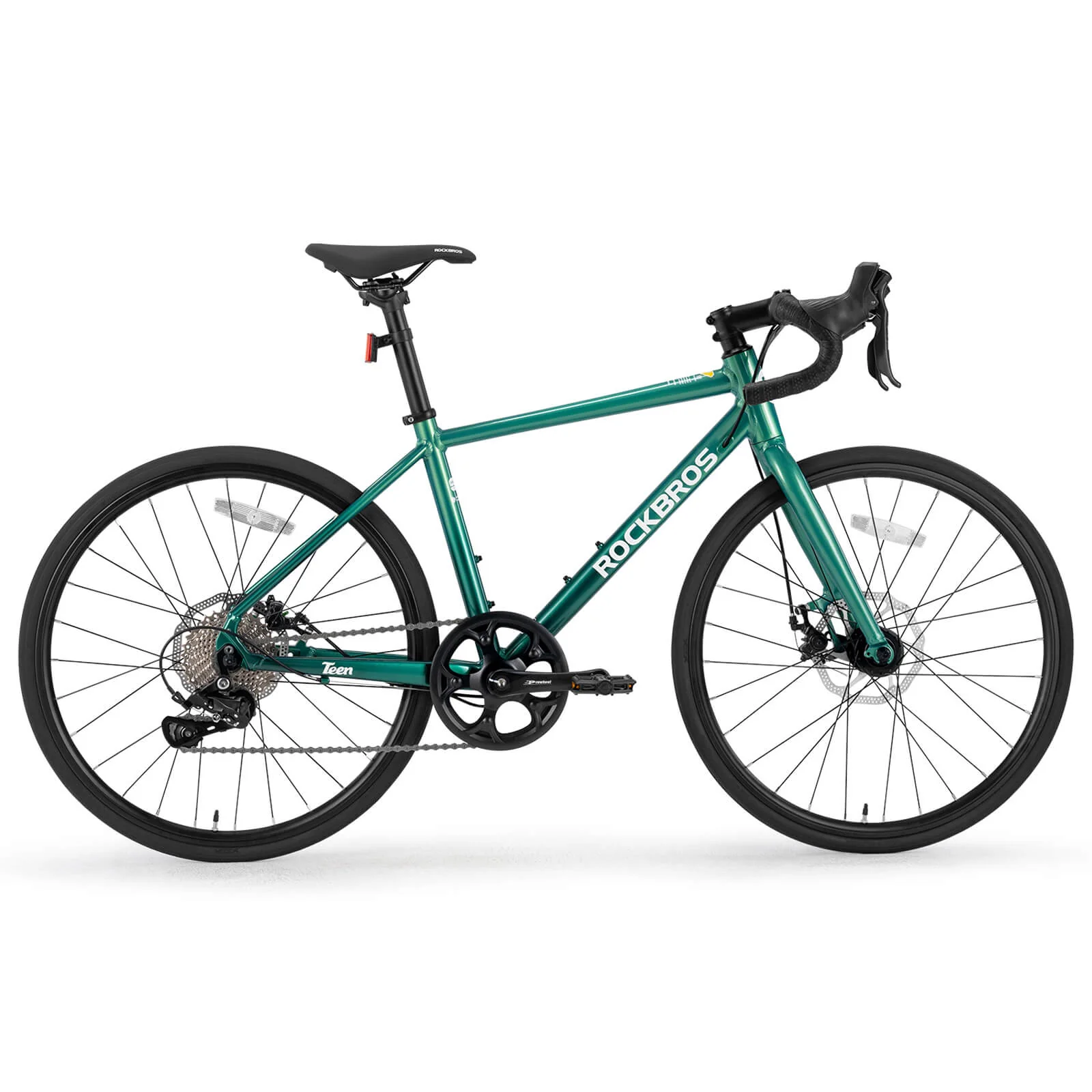 22 Inch Teen Road Bike with Disc Brakes and Gears