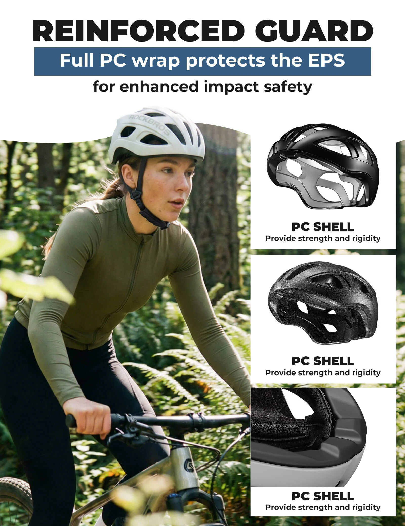 Adult Bike Helmet In-Mold LK-66 - Image 12