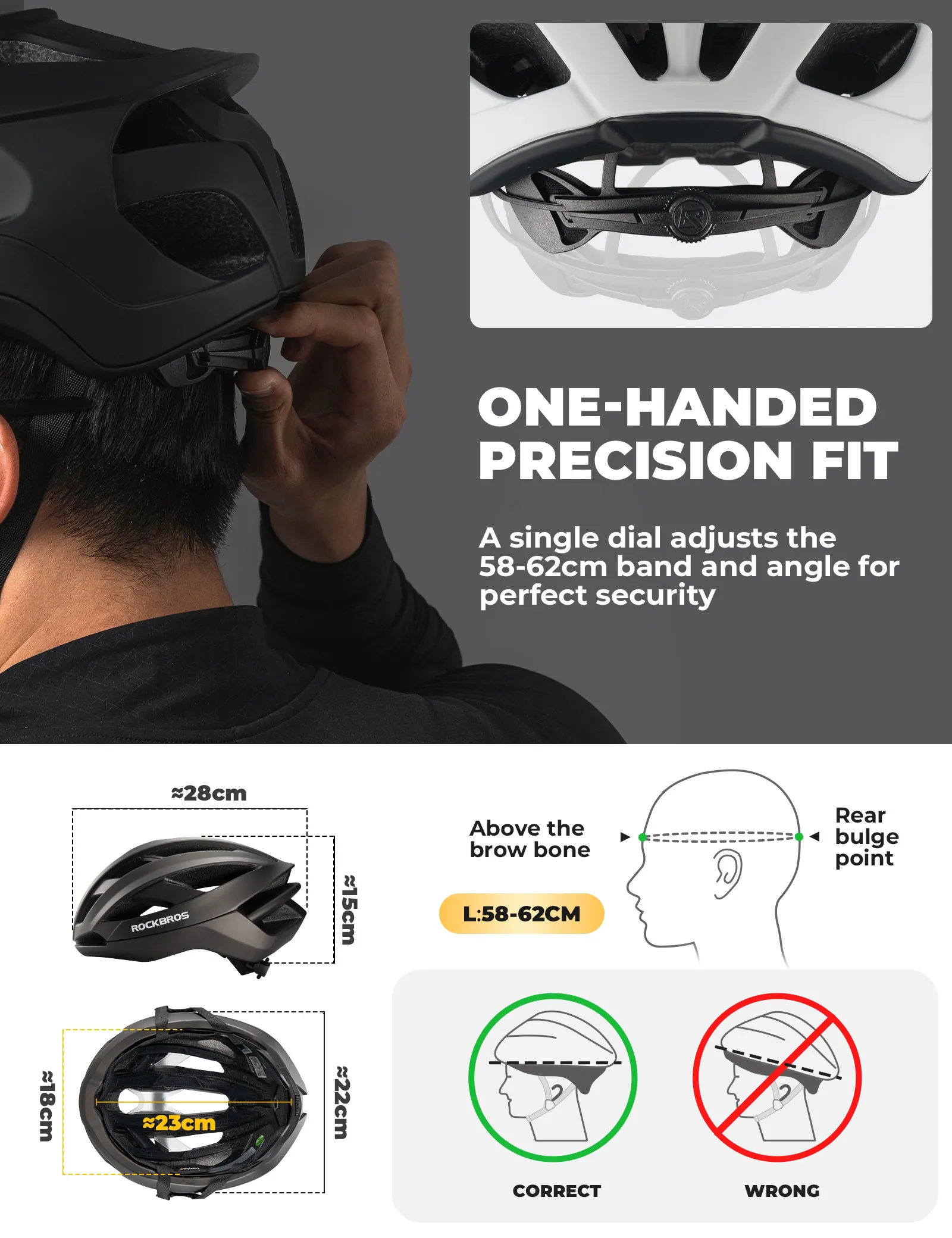 Adult Bike Helmet In-Mold LK-66 - Image 17