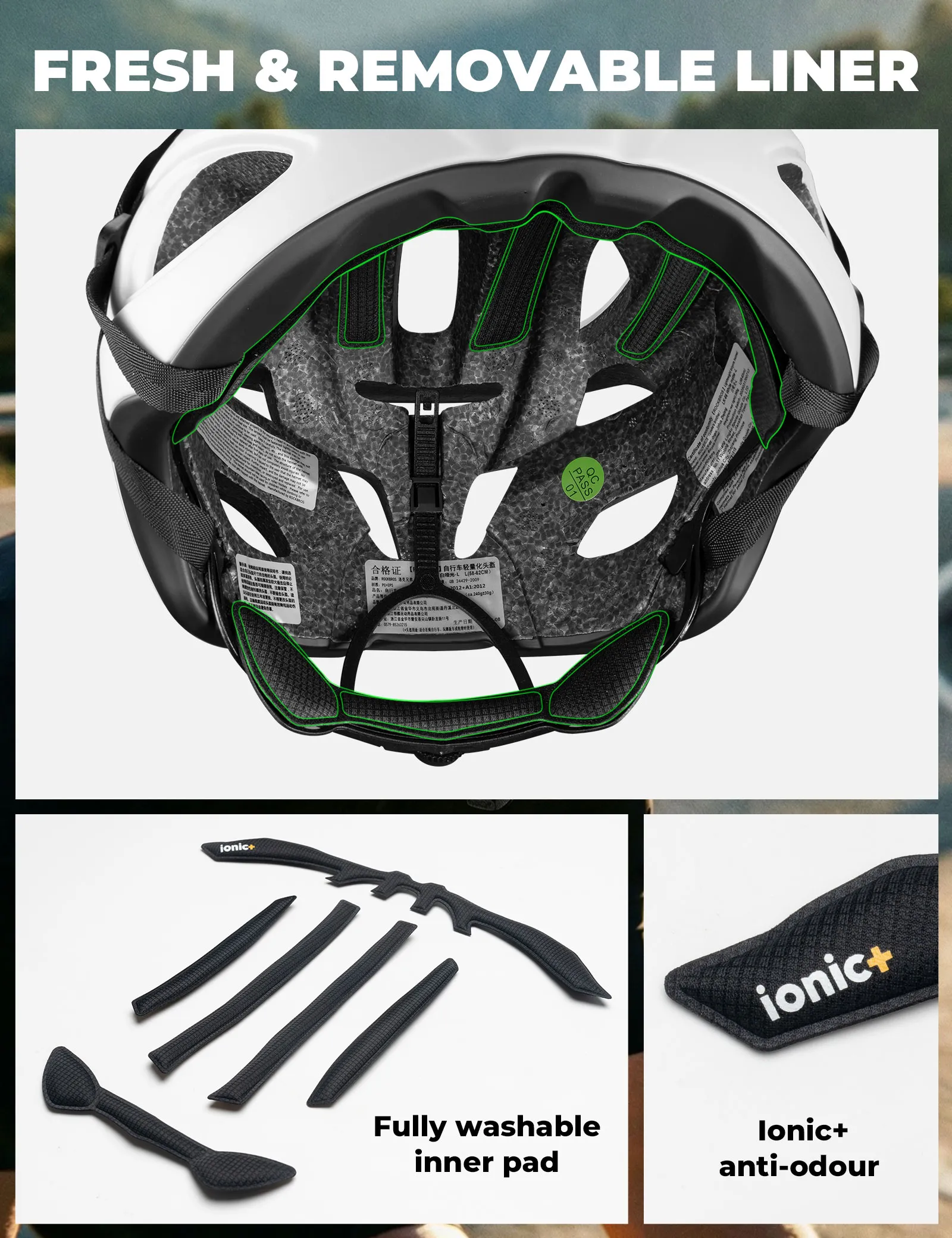 Adult Bike Helmet In-Mold LK-66 - Image 20