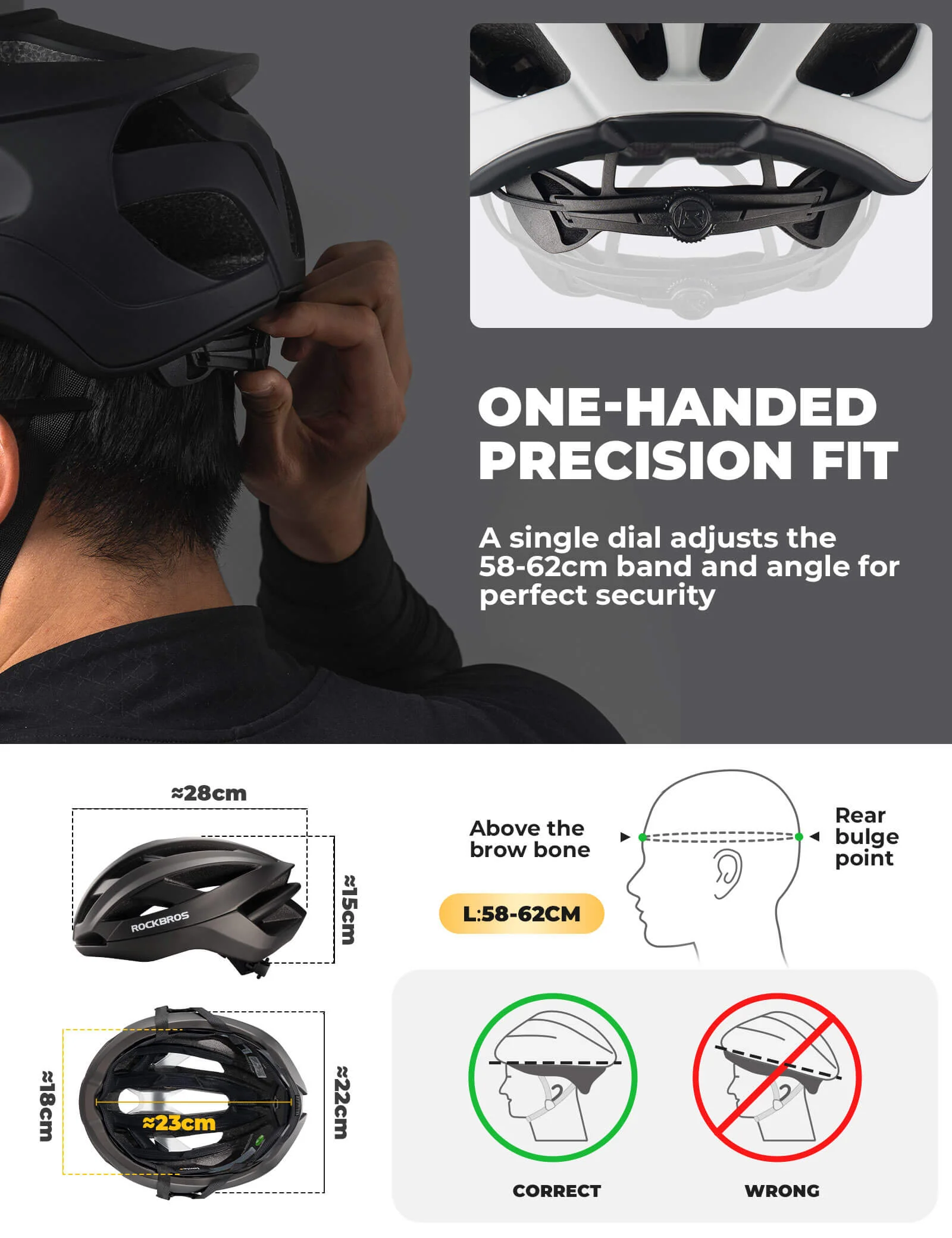 Adult Bike Helmet In-Mold LK-66 - Image 3