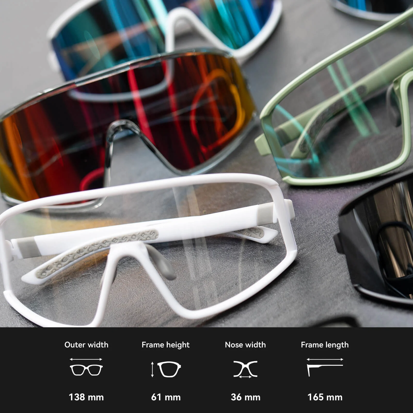 AeroSight Polarised Cycling Glasses UV400 - Image 10