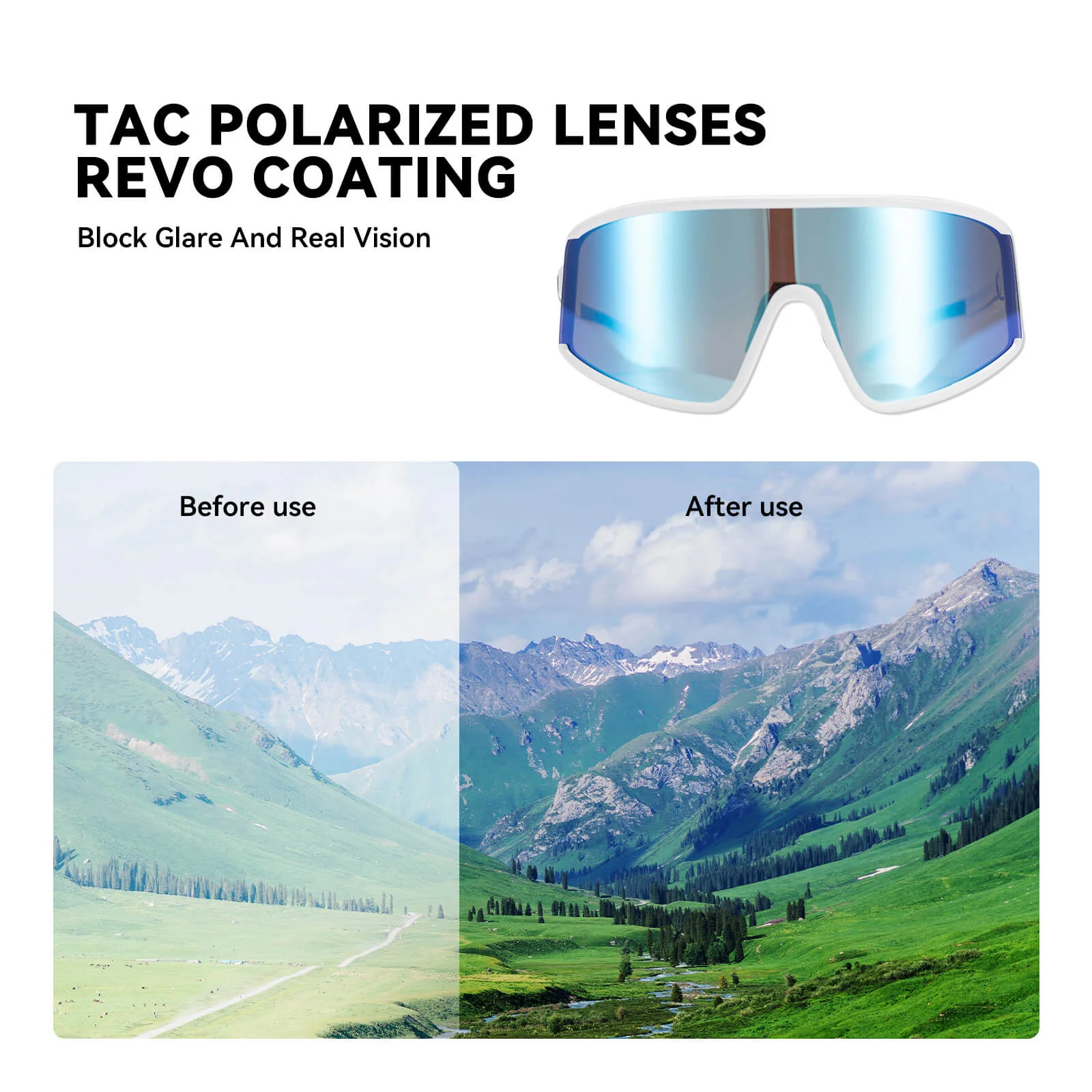 AeroSight Polarised Cycling Glasses UV400 - Image 14