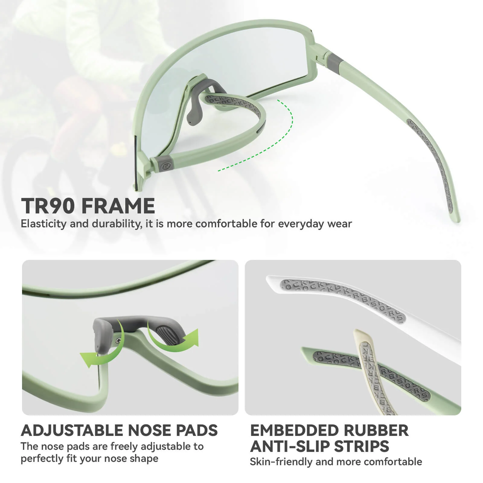 AeroSight Polarised Cycling Glasses UV400 - Image 15