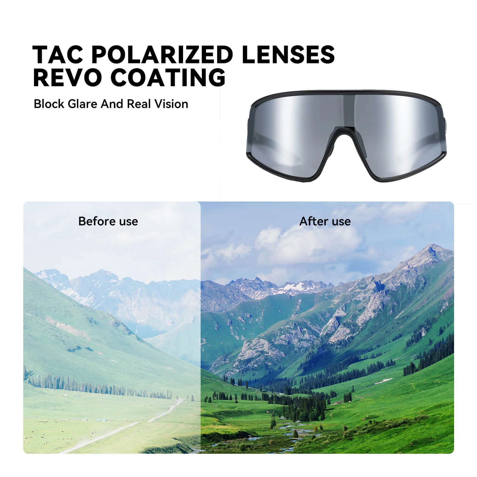 AeroSight Polarised Cycling Glasses UV400 - Image 8