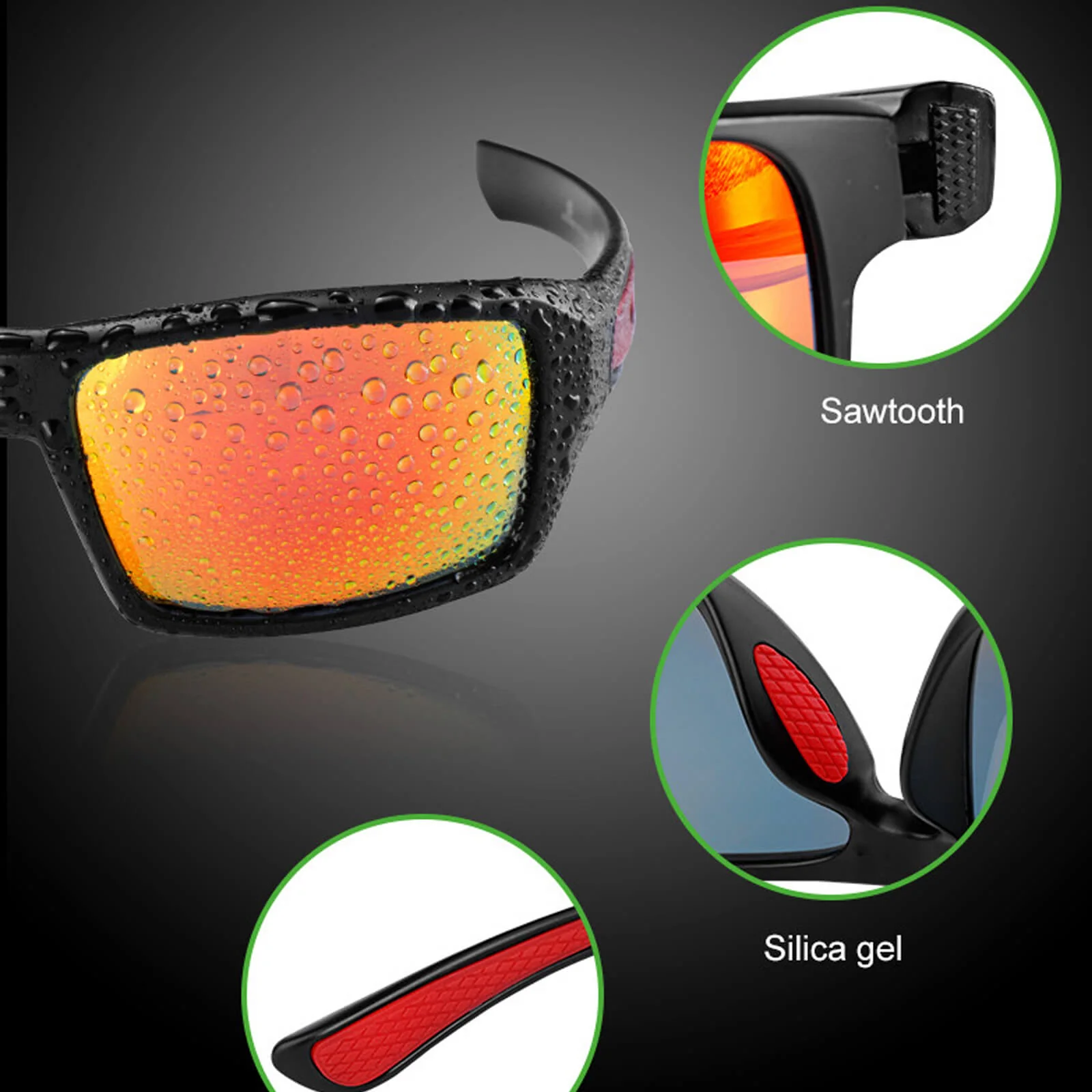 All-Day Outdoor Polarised Sunglasses Full Frame SP83 - Image 4