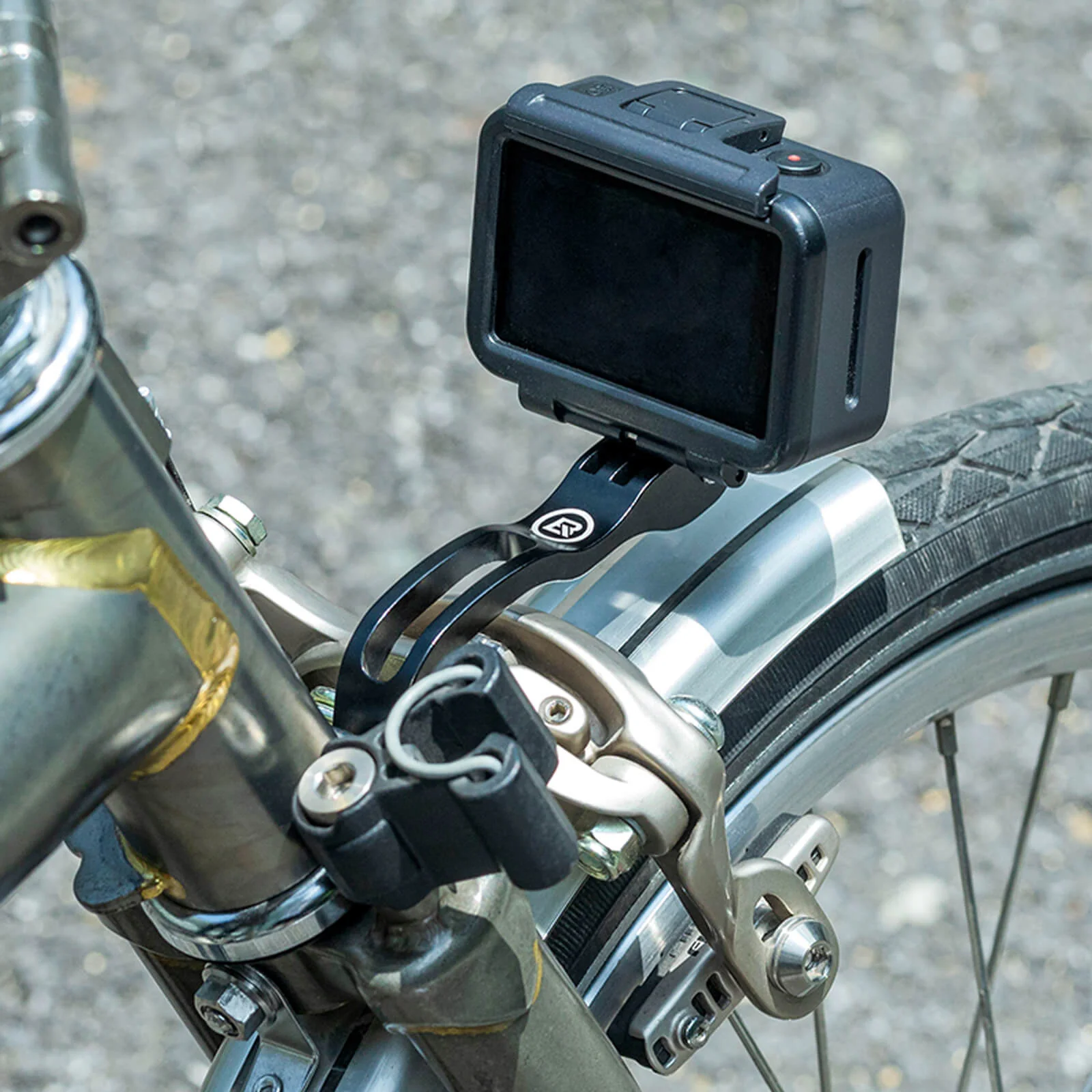 Aluminium Alloy Front Fork Light Mount for Brompton and Folding Bikes - Image 6