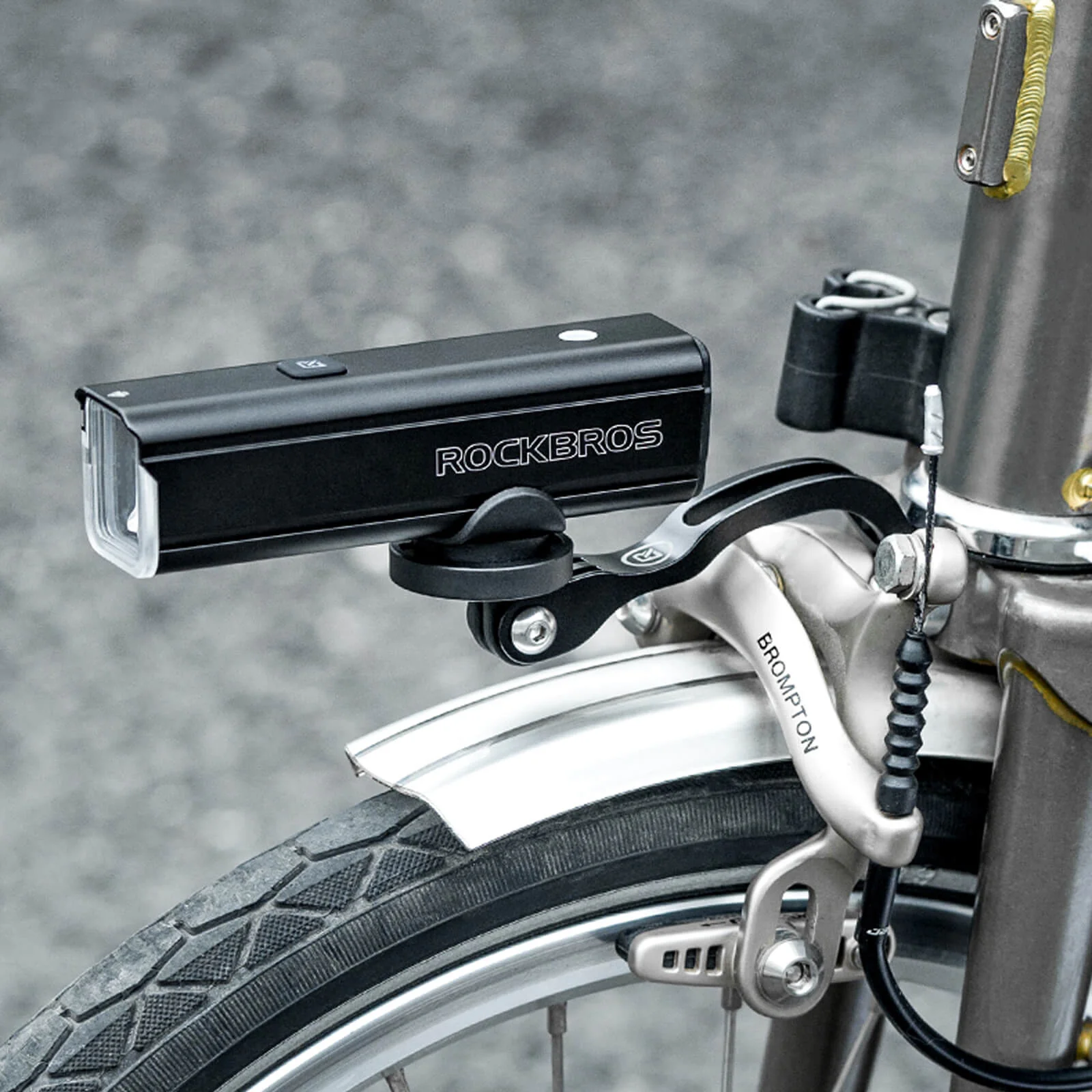 Aluminium Alloy Front Fork Light Mount for Brompton and Folding Bikes - Image 7