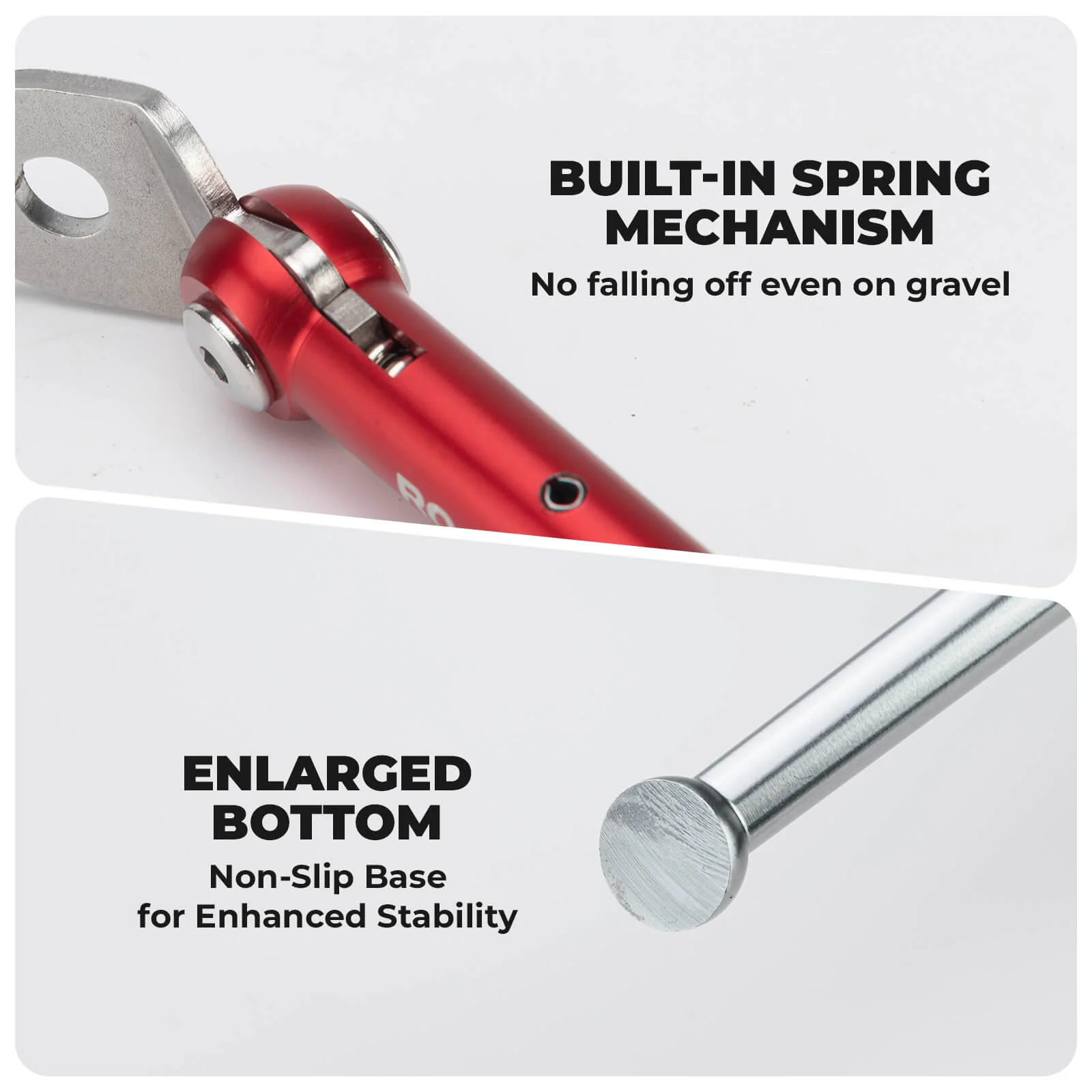 Aluminum Alloy Bike Kickstand for 16-inch Folding Bikes Adjustable Side Stand - Image 4