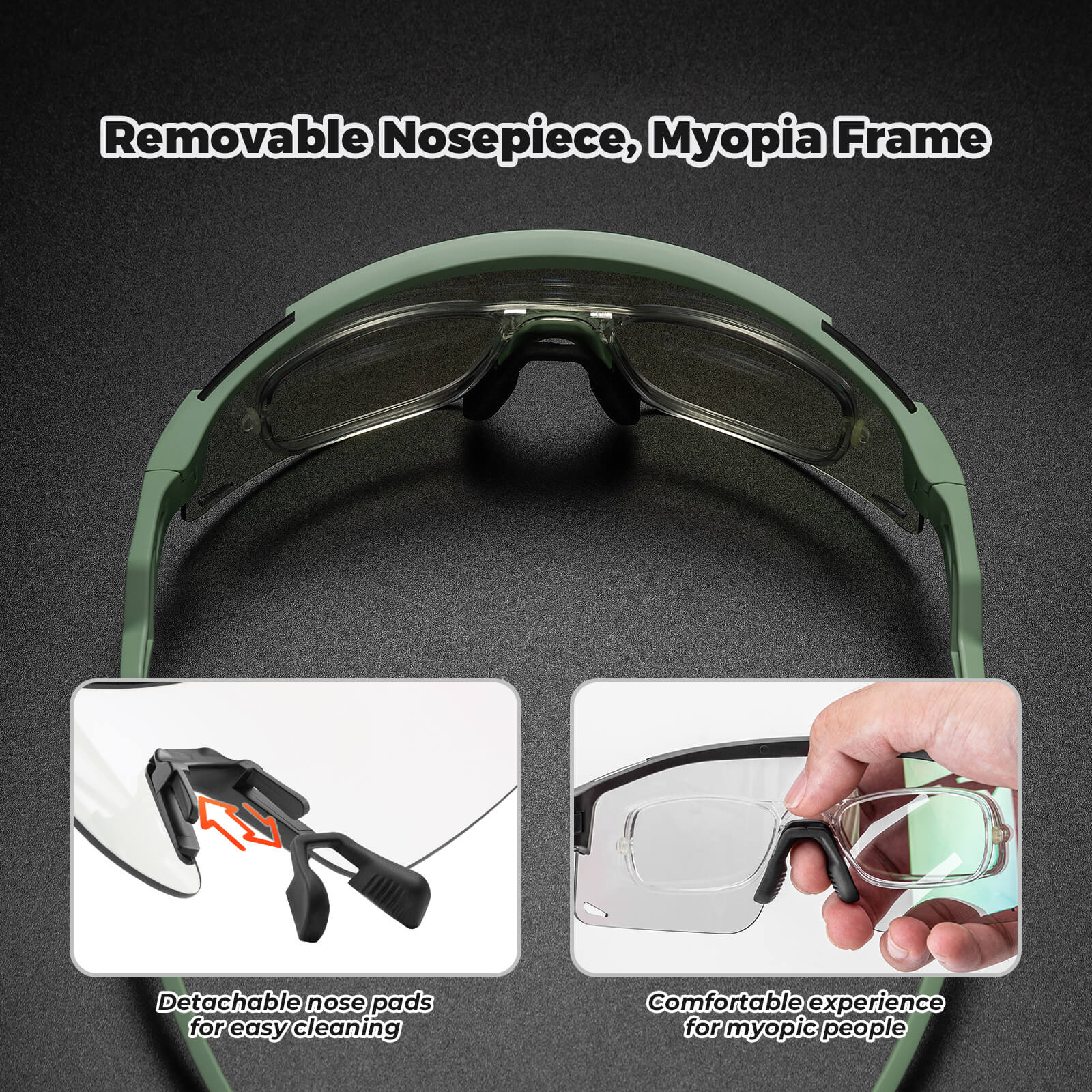 Anti-Fog Photochromic Cycling Sunglasses UV400 All-Day Riding SP337 - Image 17