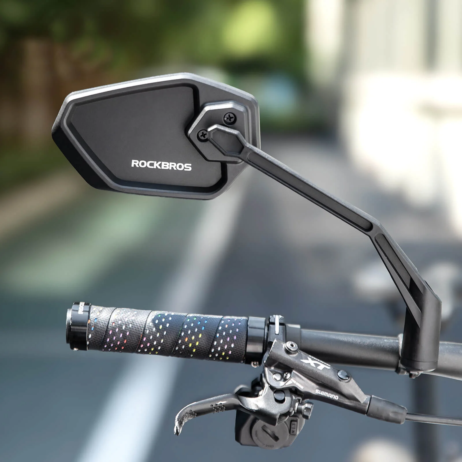 Anti-Glare Bike Mirror with Panoramic Safety Visibility Durable Nylon - Image 7