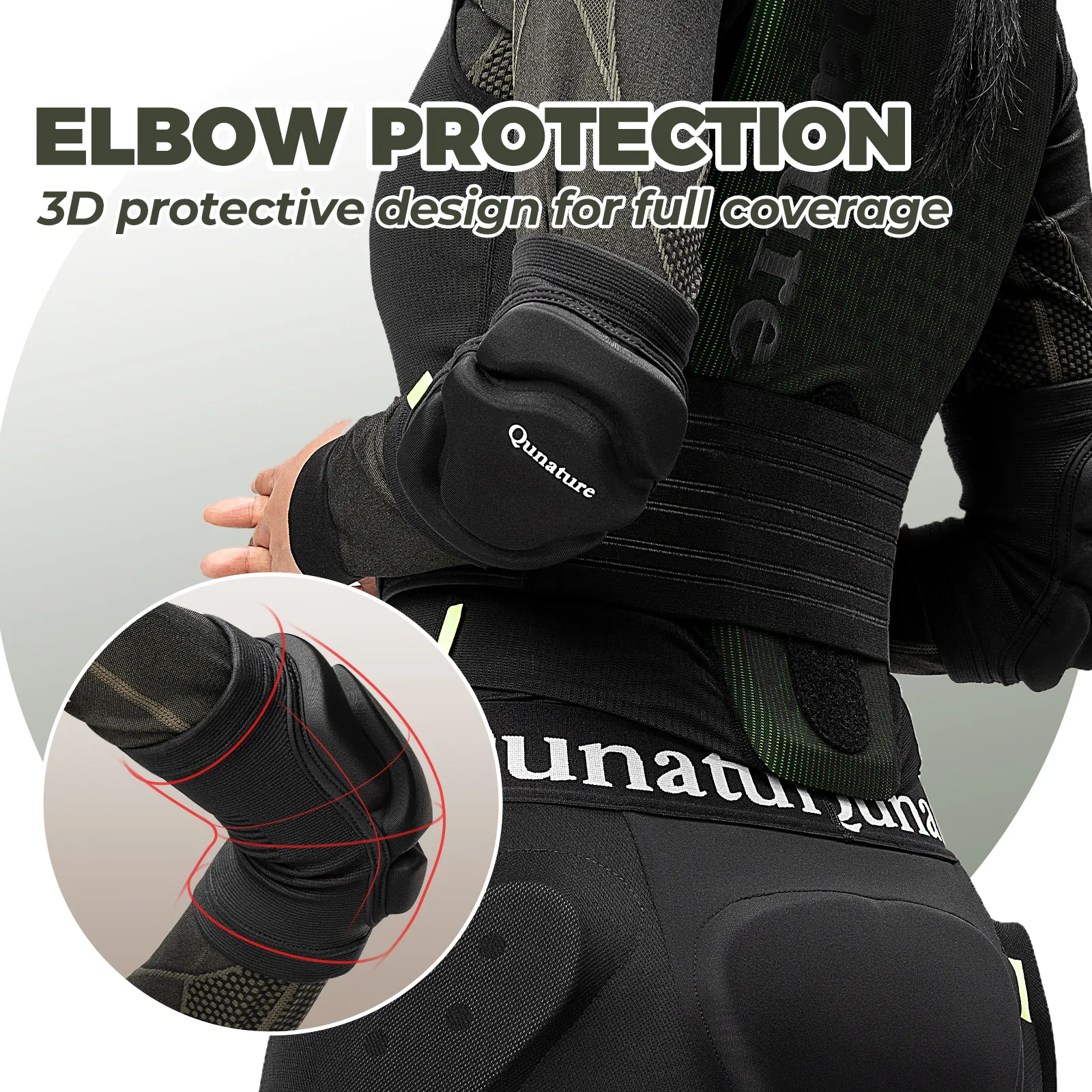 Anti-Impact Ski Elbow Guards Shock Absorbing Protective Unisex - Image 4