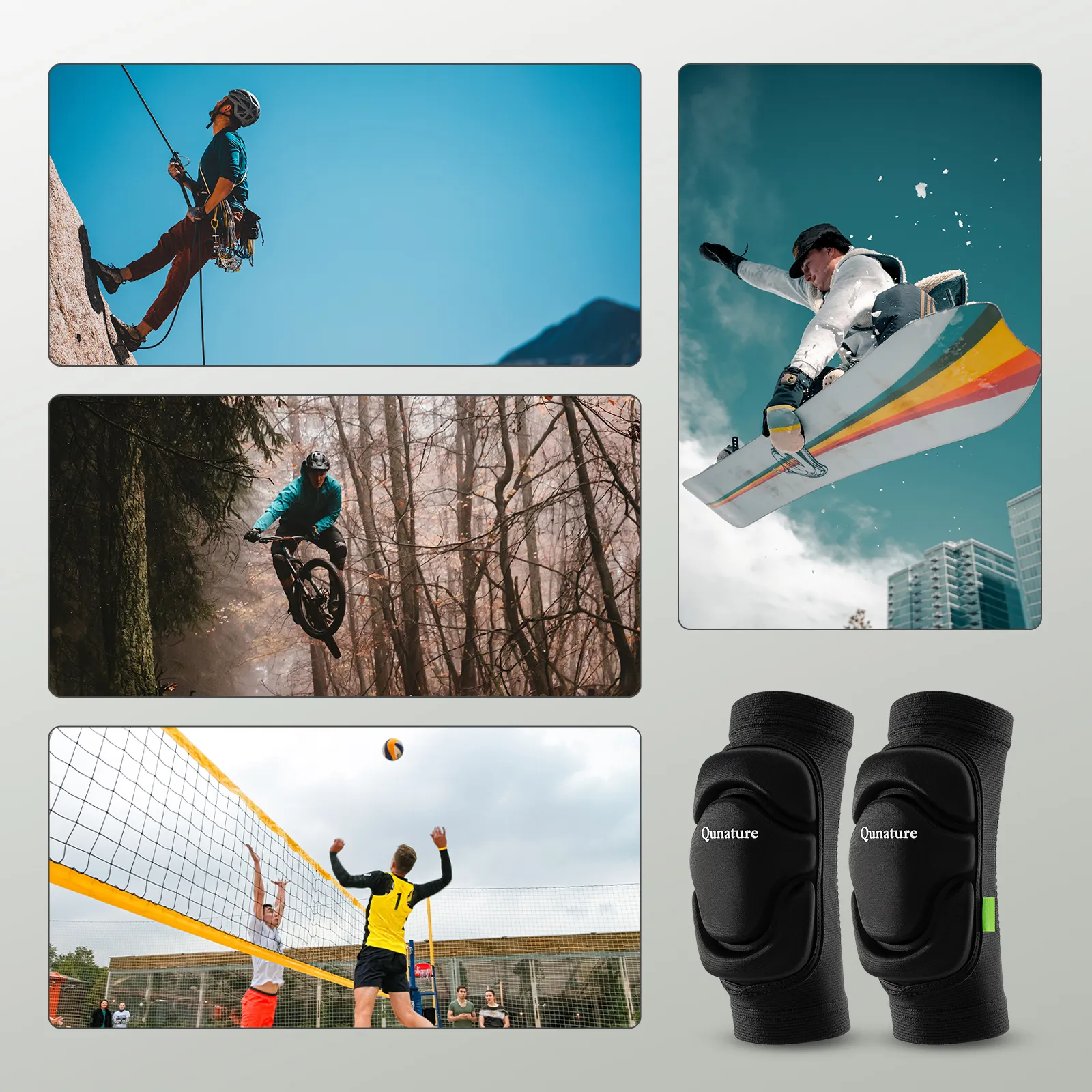 Anti-Impact Ski Elbow Guards Shock Absorbing Protective Unisex - Image 6