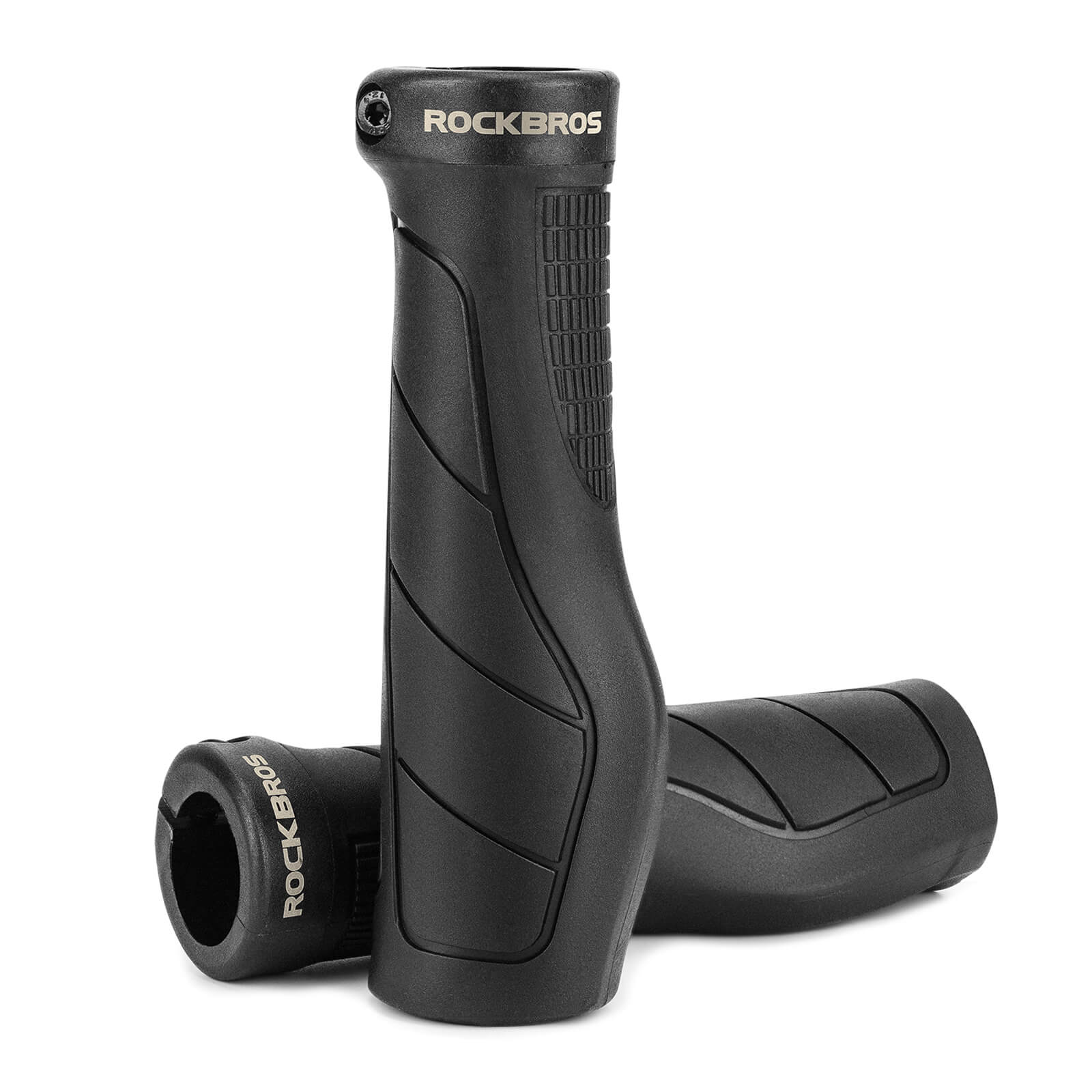 Anti-Shock Bike Grips with Palm Support