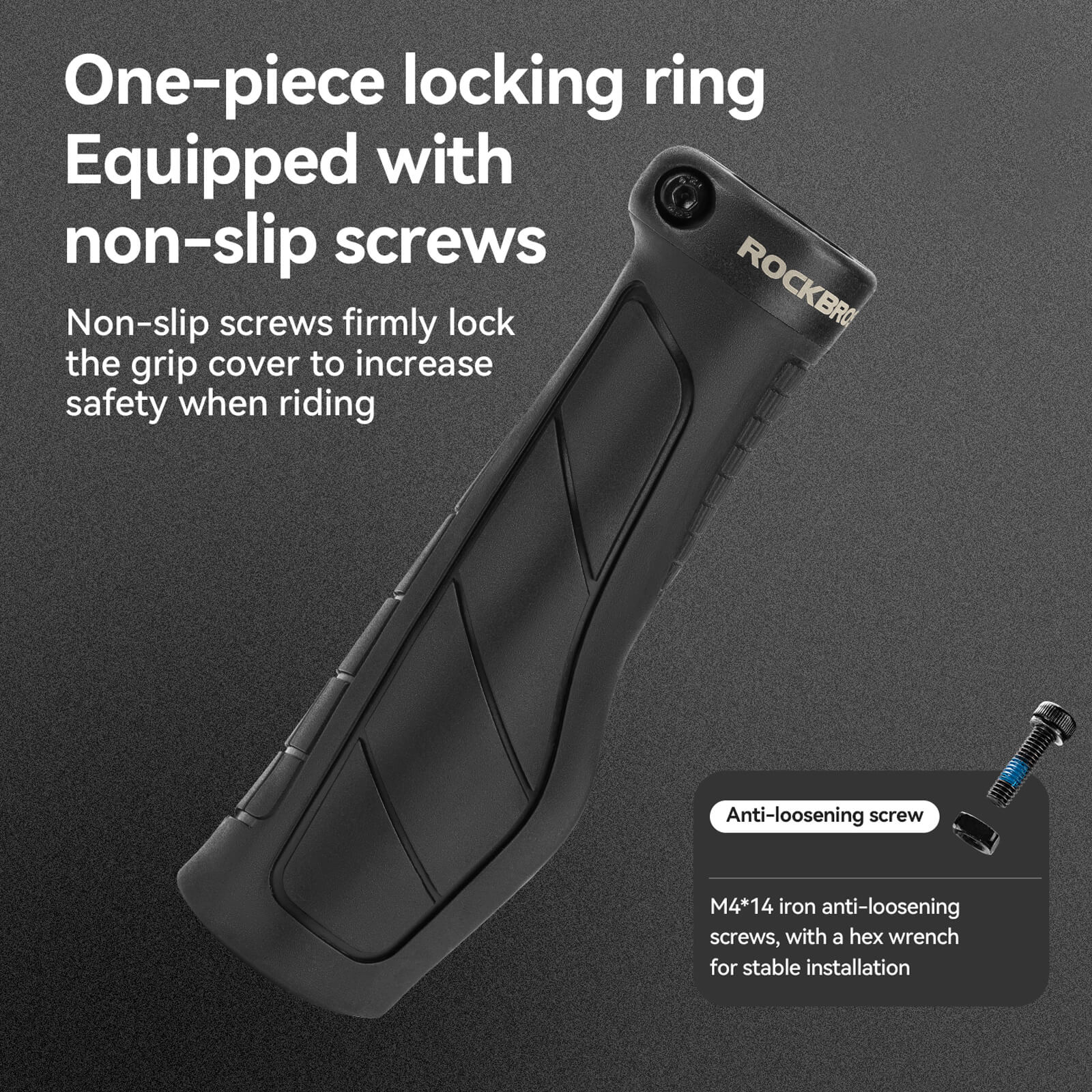 Anti-Shock Bike Grips with Palm Support - Image 2