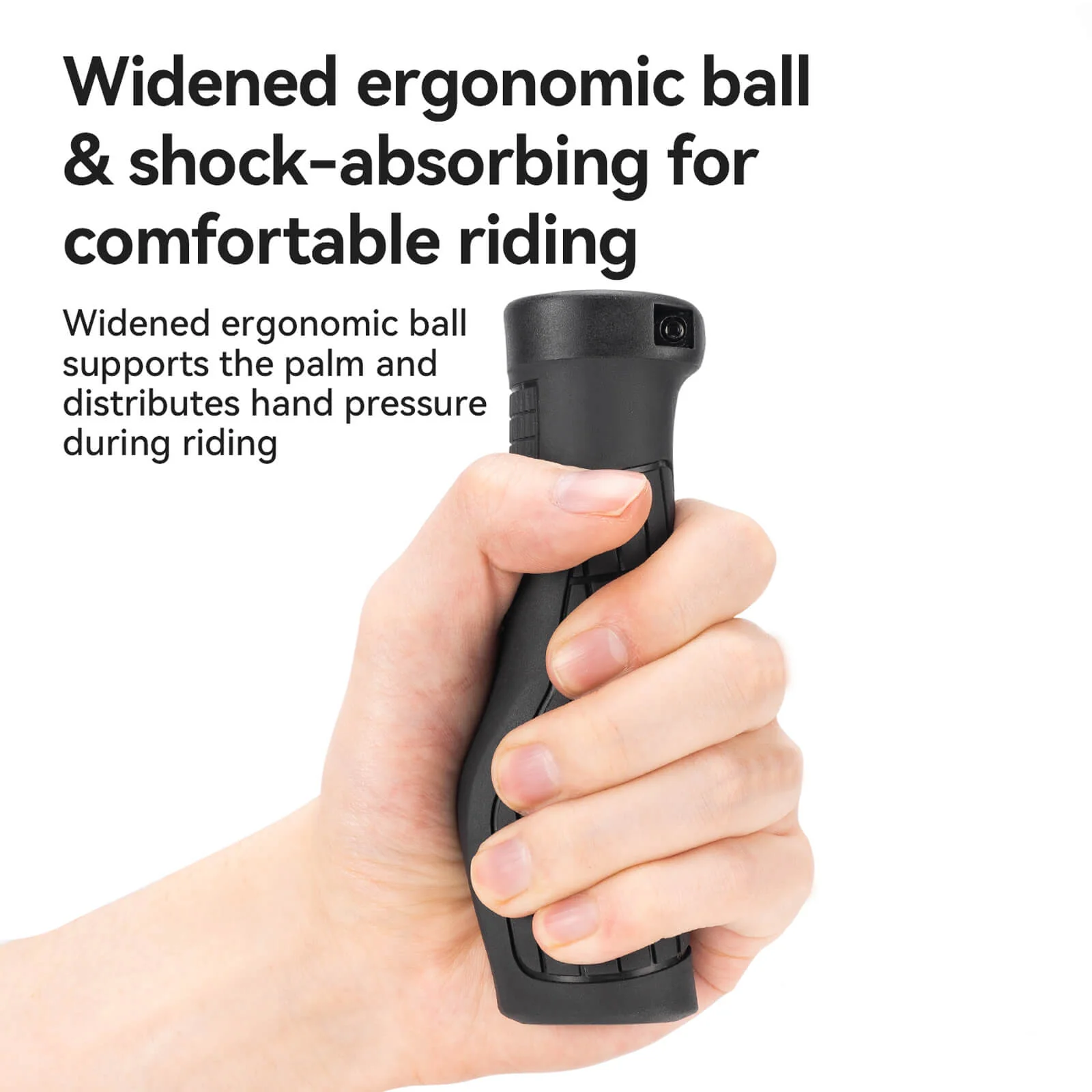 Anti-Shock Bike Grips with Palm Support - Image 3