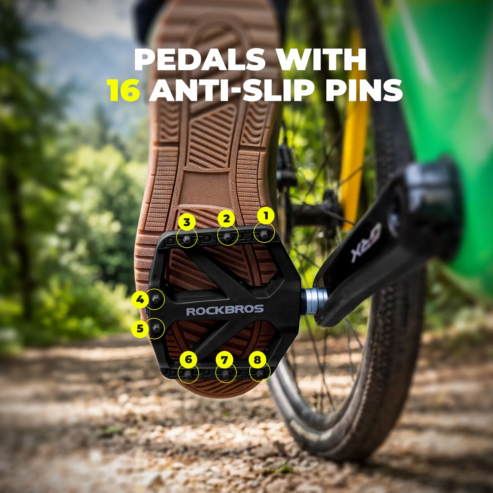 Anti-Slip Nylon Bike Pedals Multi Colour Style - Image 16