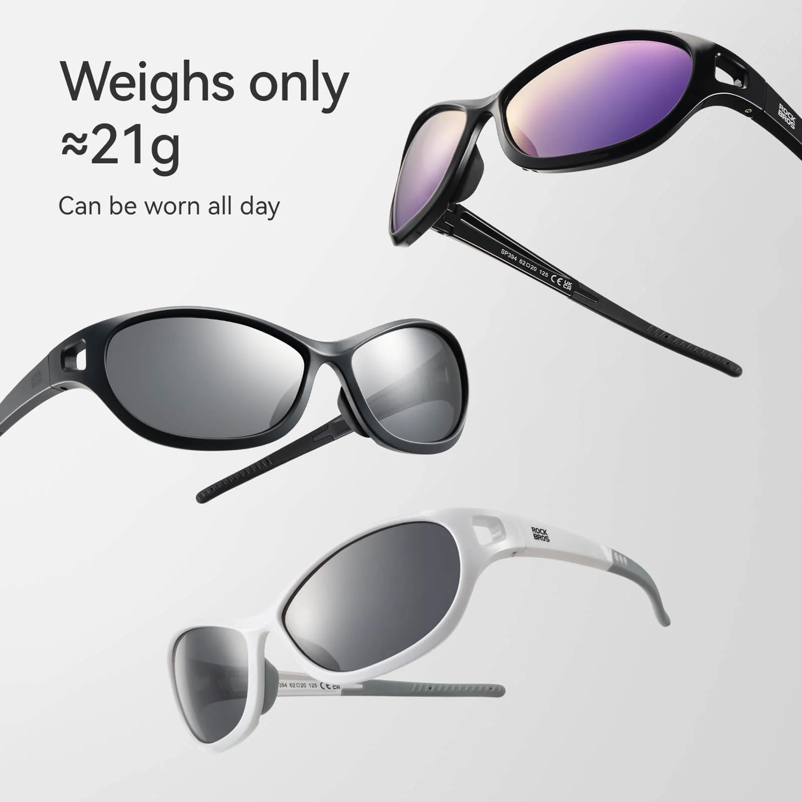 Apex Ultra-Light Polarised Sunglasses Unisex Outdoor Stylish - Image 2