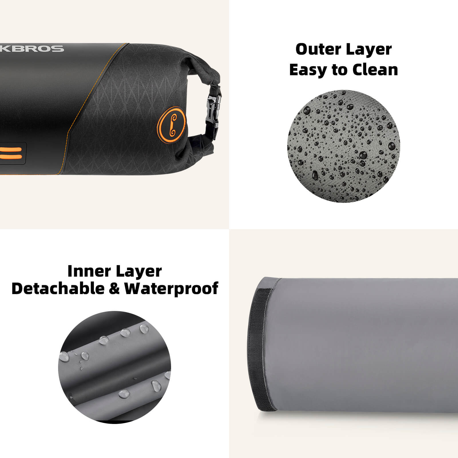 AquaGuard Dual-Access Waterproof Bike Handlebar Bag 2L - Image 6