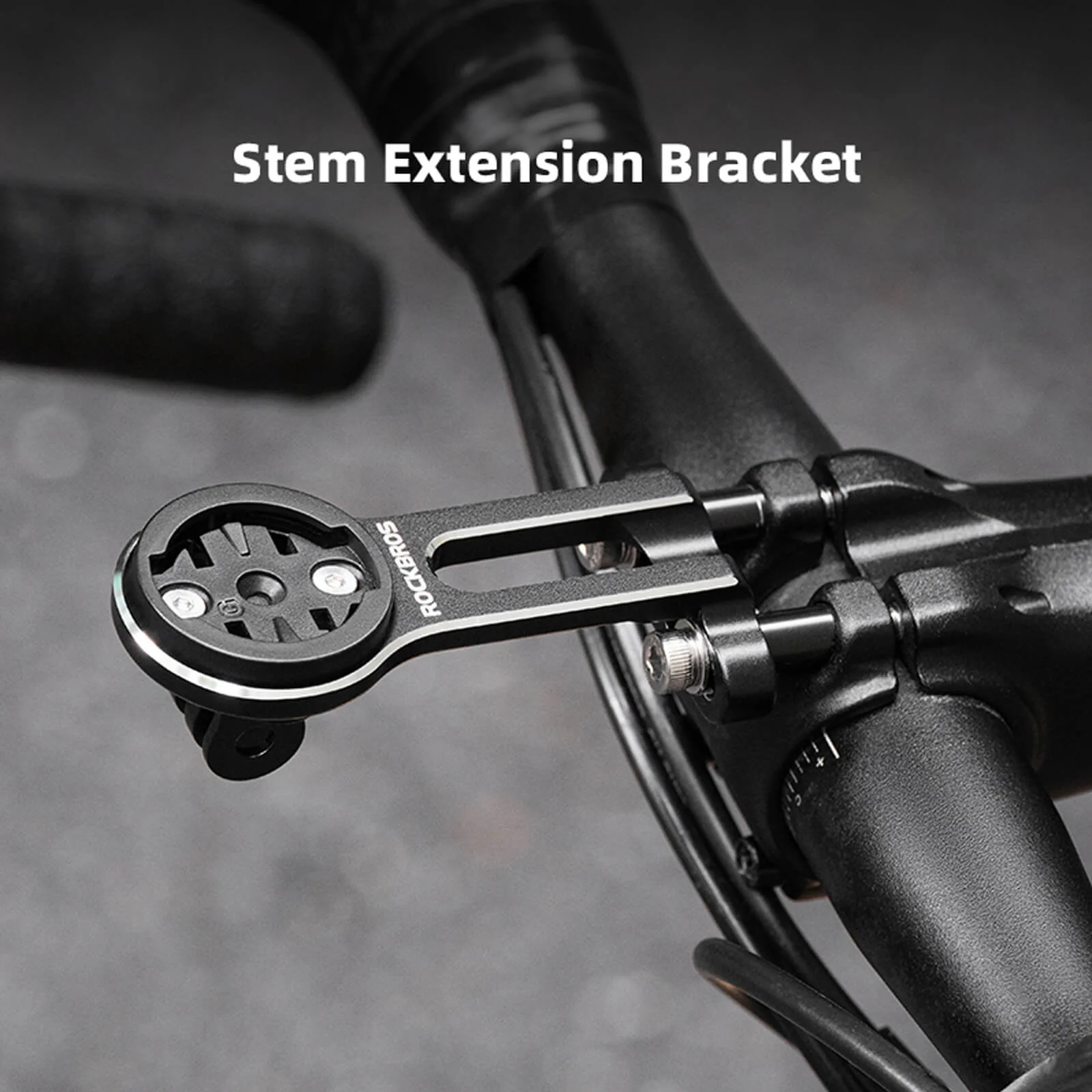 Bike Extension Mount Out-Front Aluminum Integrated Computer and Light Holder - Image 6