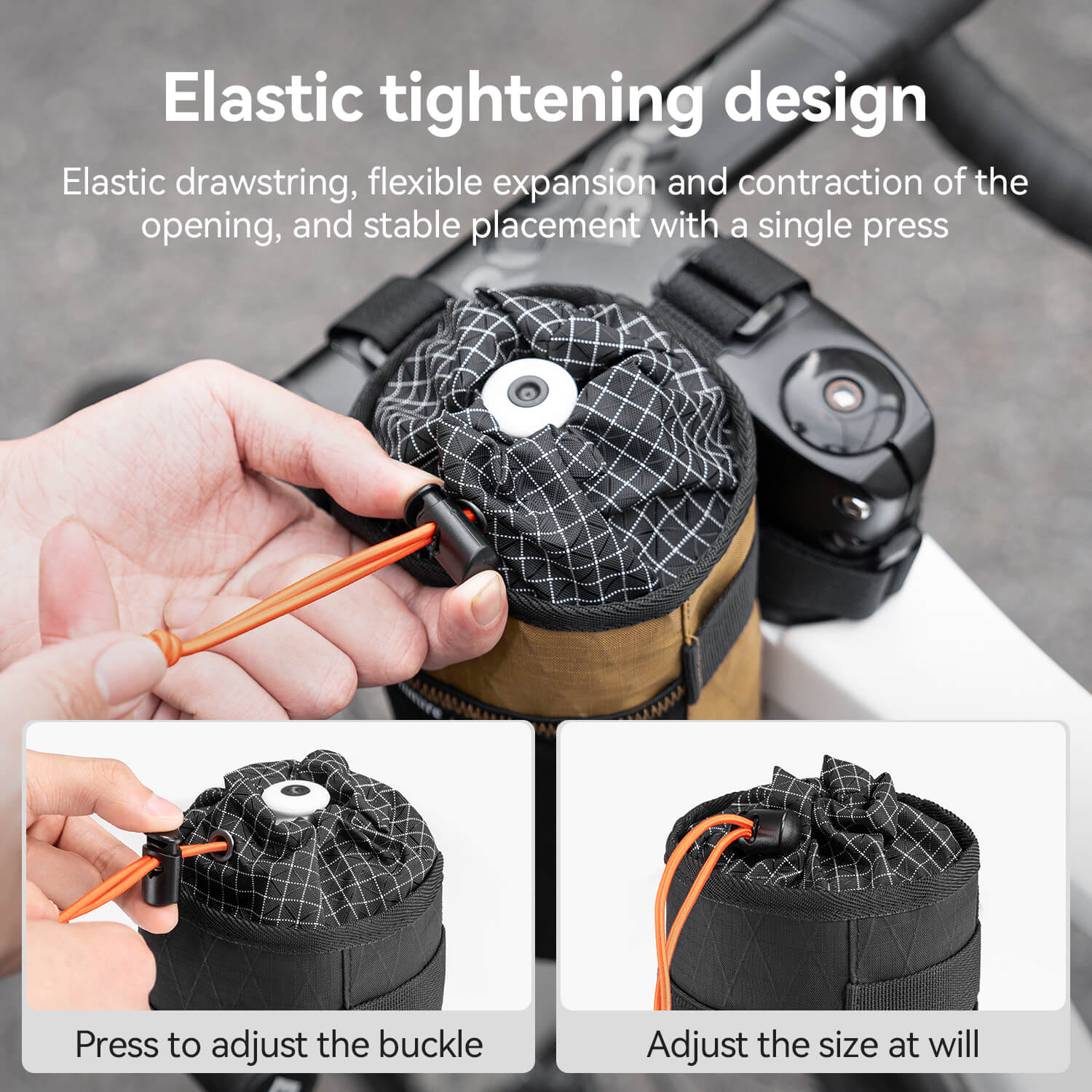 Bikepacking Thermal Handlebar Bottle Bag 1L - Image 5