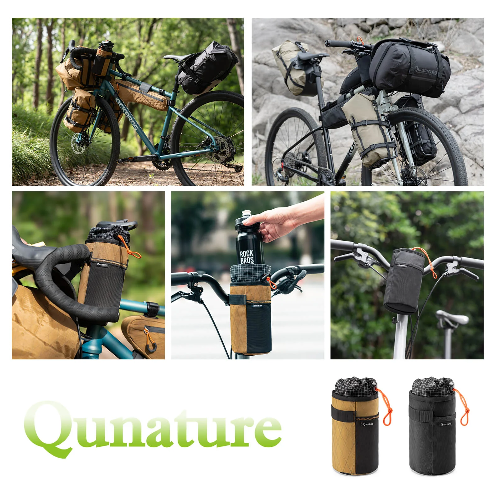 Bikepacking Thermal Handlebar Bottle Bag 1L - Image 8