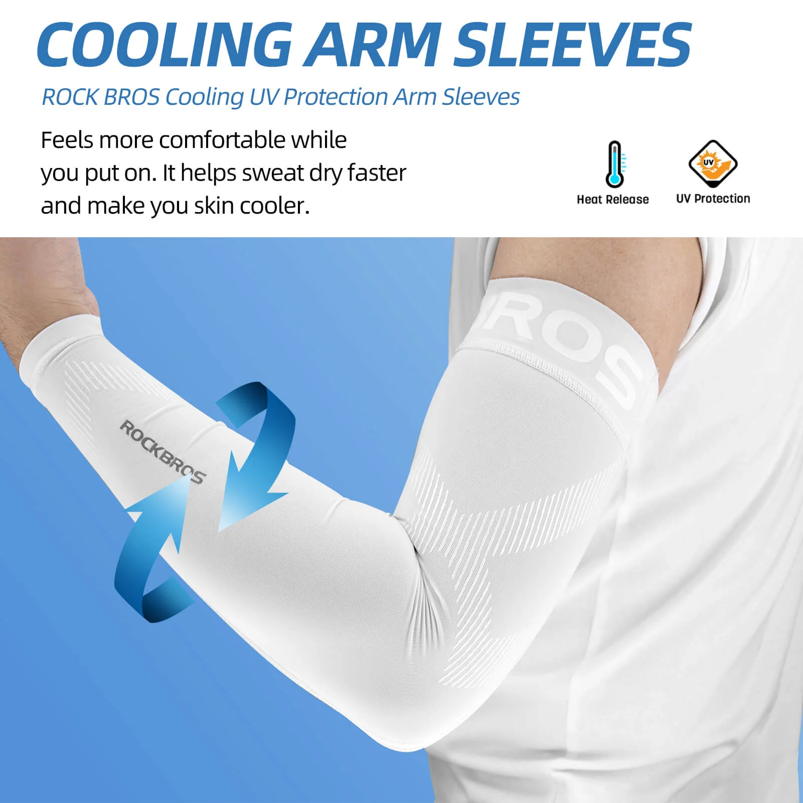 Breathable Arm Sleeves Full-Day Comfort in Summer Sun - Image 8