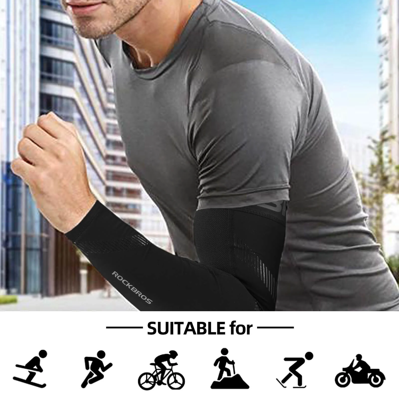 Breathable Arm Sleeves Full-Day Comfort in Summer Sun - Image 9