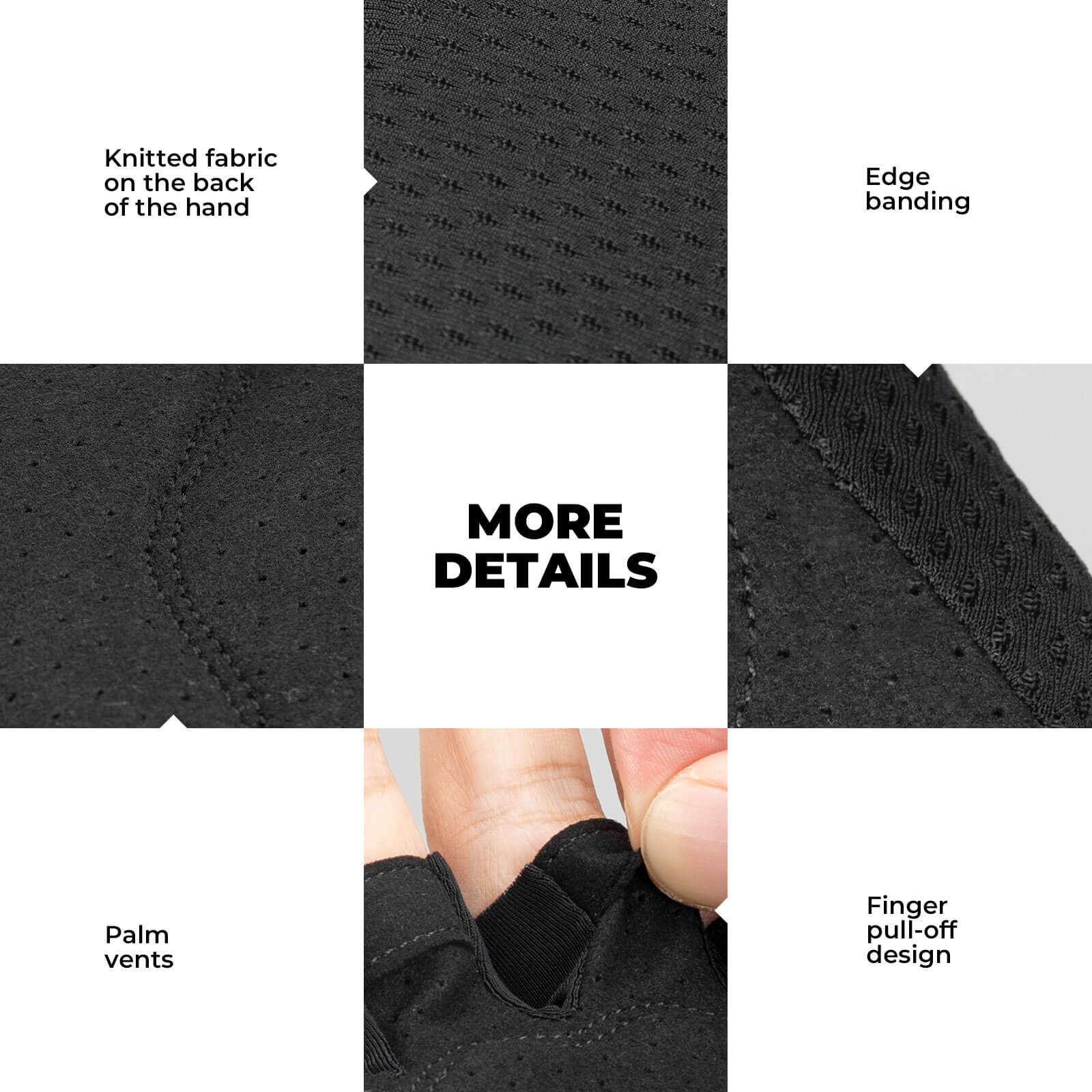 Breathable Half Finger Cycling Gloves S360 - Image 12