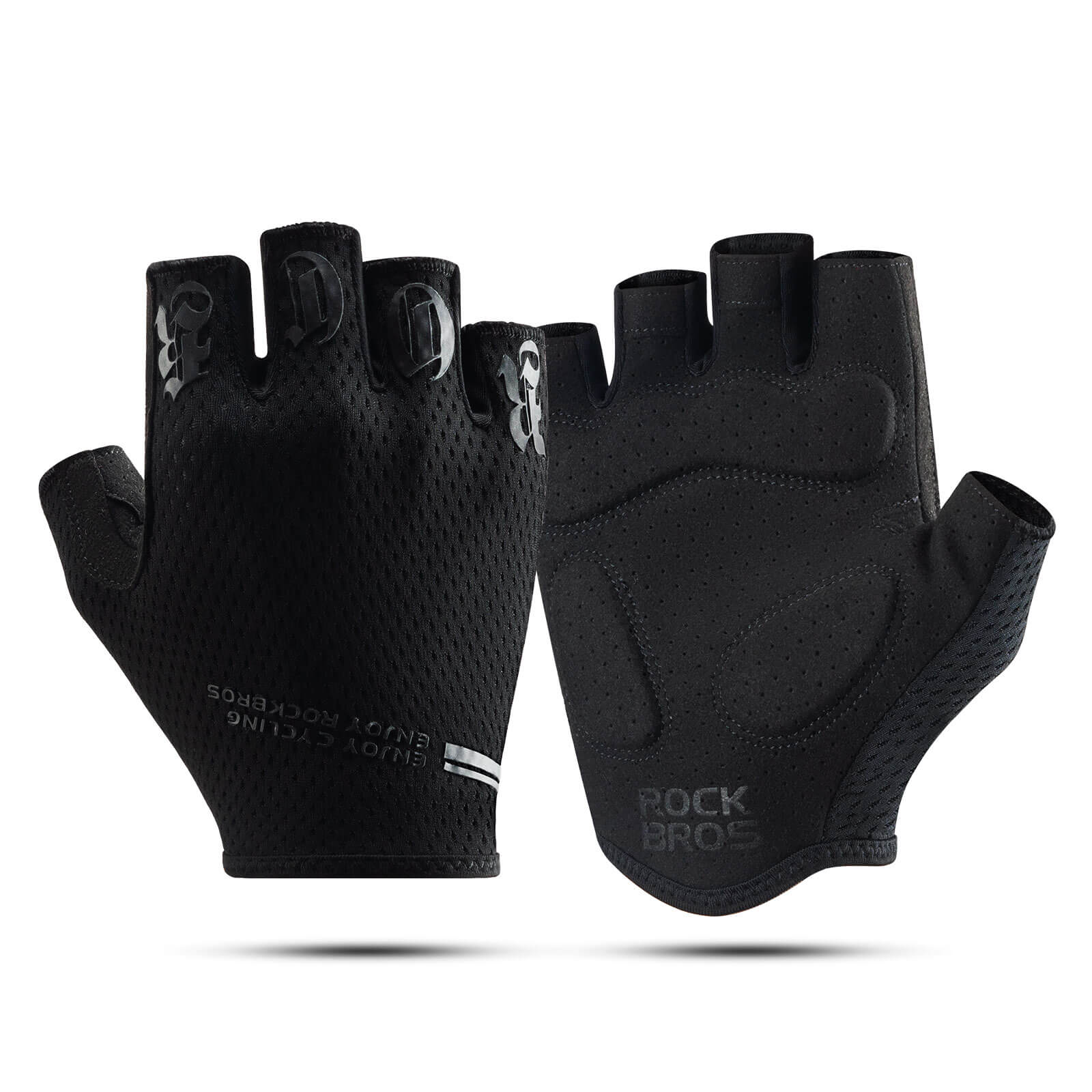 Breathable Half Finger Cycling Gloves S360 - Image 8