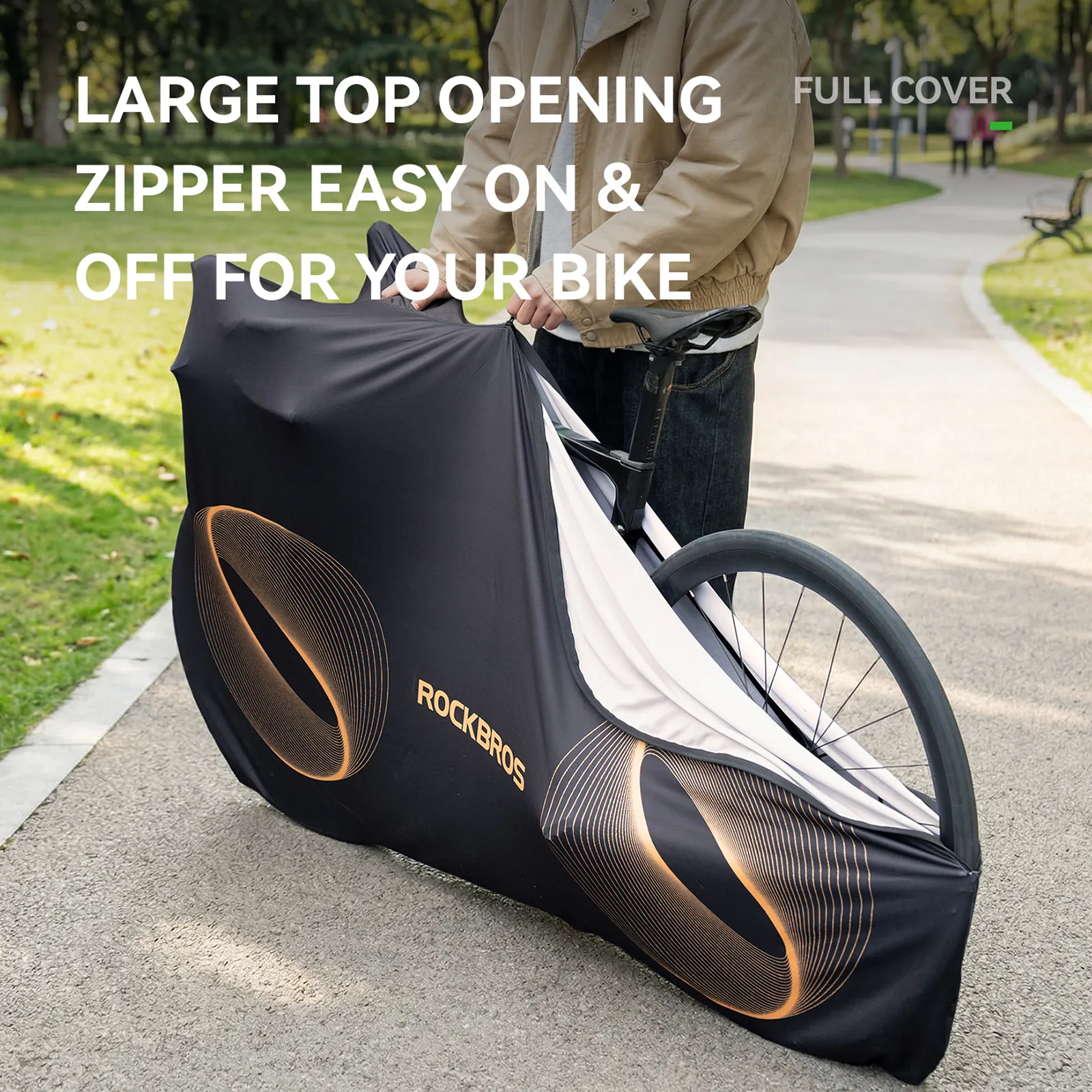 Full Bike Dust Cover for 24-29 Inch MTB & 700C Road Bikes - Image 4
