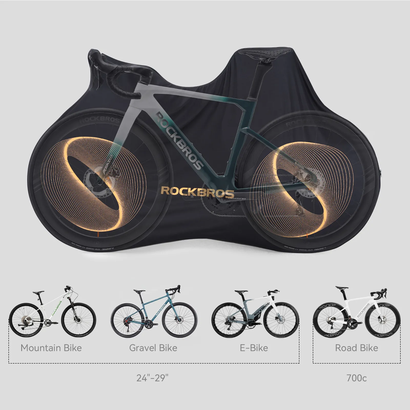 Full Bike Dust Cover for 24-29 Inch MTB & 700C Road Bikes - Image 5