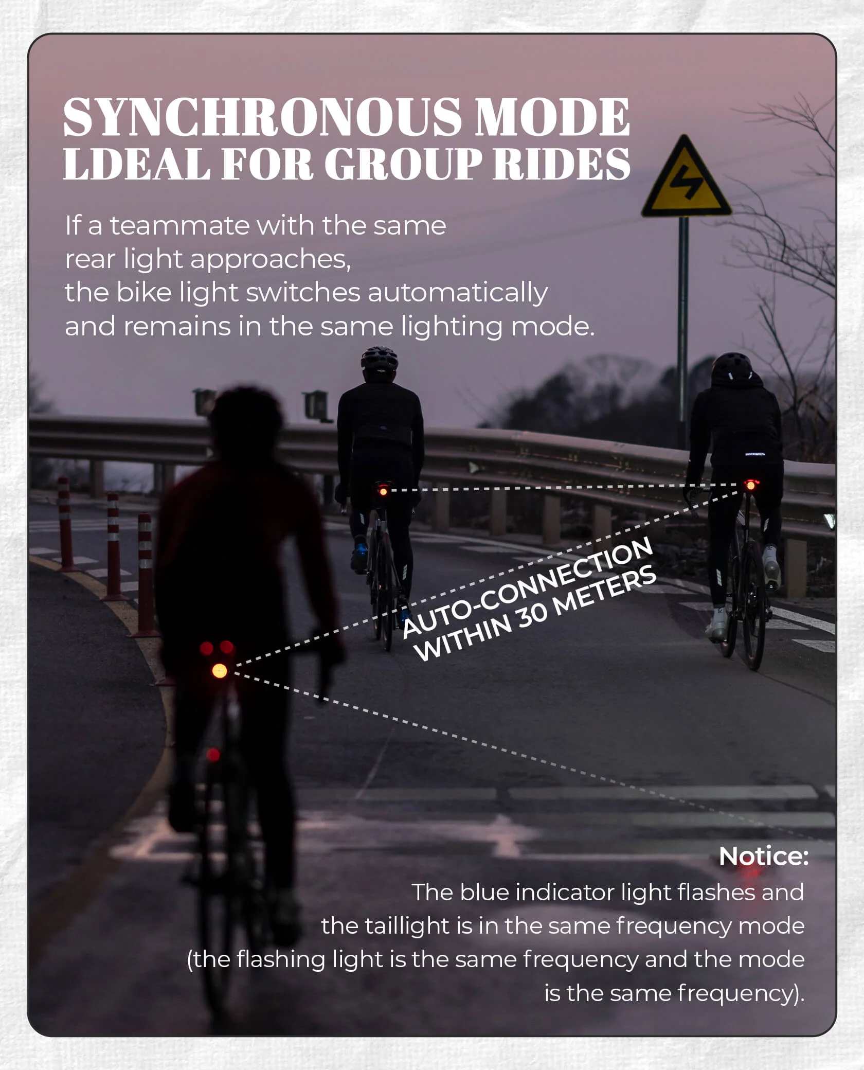 Circular Bike Rear Light Brake Sensor USB-C Rechargeable Mount Included - Image 7