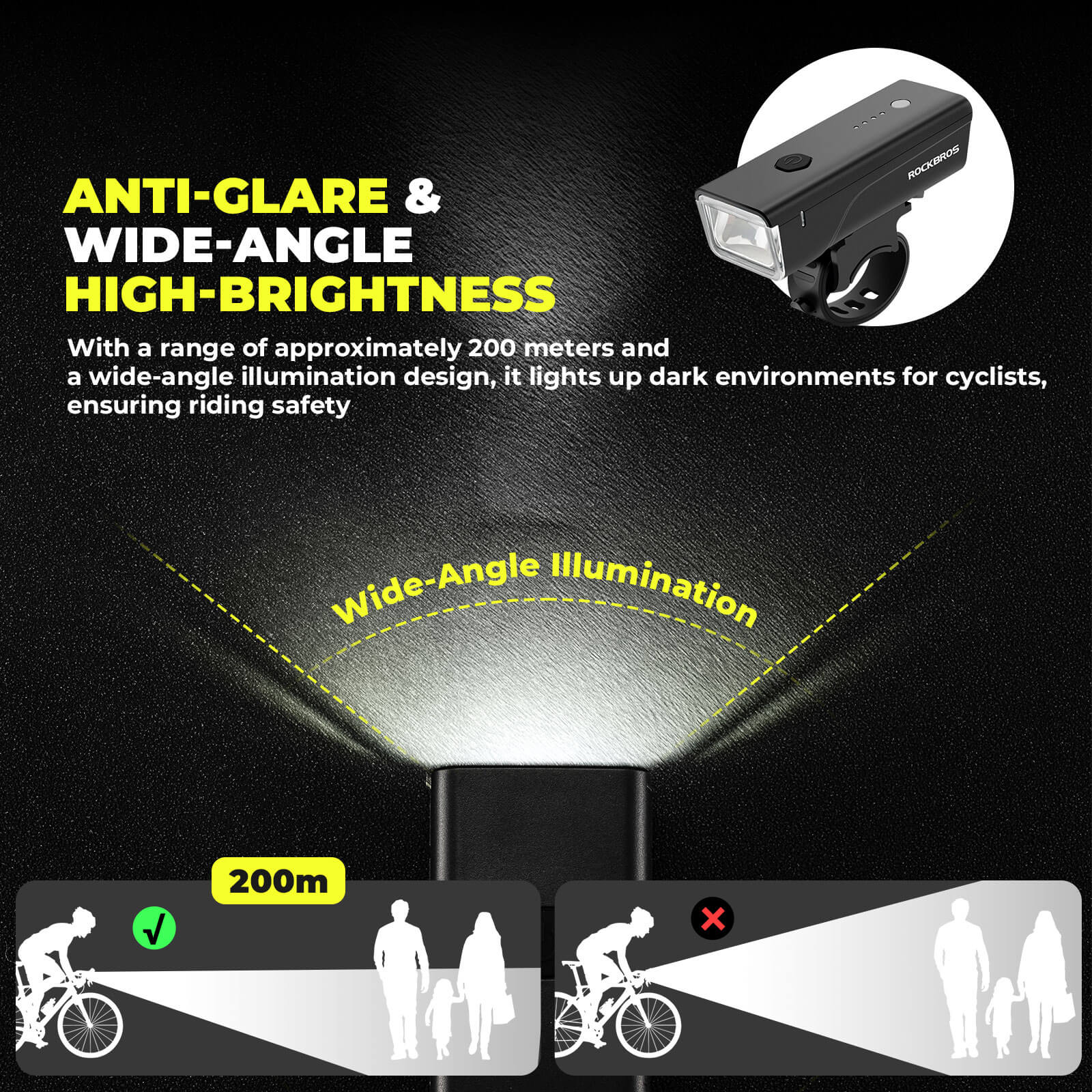 Compact Bike Light IPX4 Waterproof RIP01 - Image 3