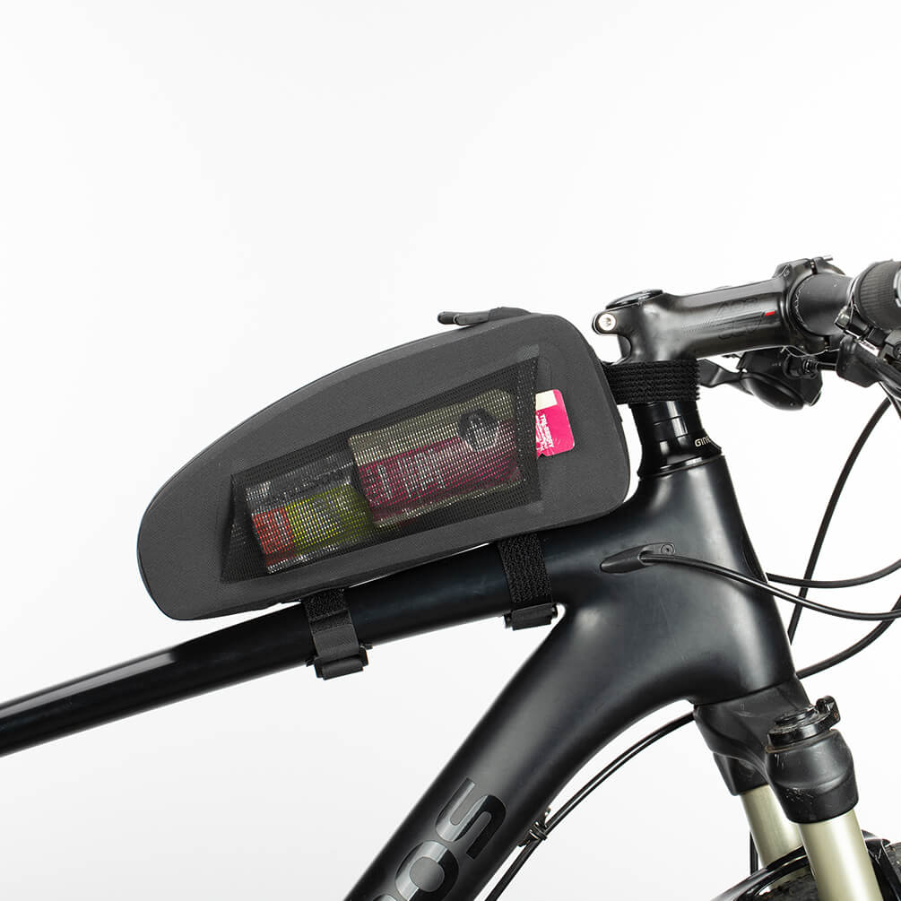 Rockbros-Double Zipper Top Tube Bag Frame Fitted Bike Bag Front Frame Bag - Image 4