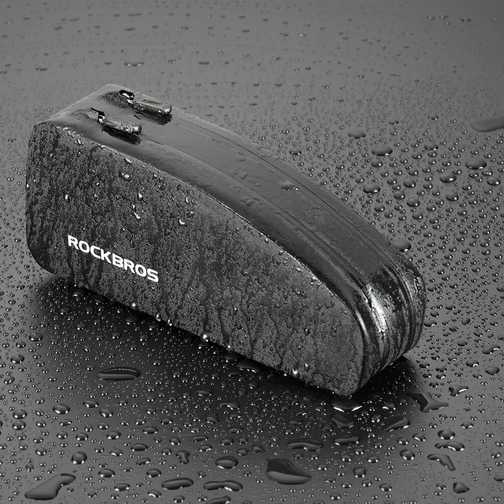 Rockbros-Double Zipper Top Tube Bag Frame Fitted Bike Bag Front Frame Bag - Image 8