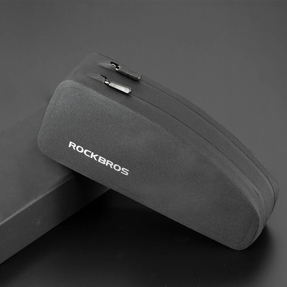 Rockbros-Double Zipper Top Tube Bag Frame Fitted Bike Bag Front Frame Bag - Image 9