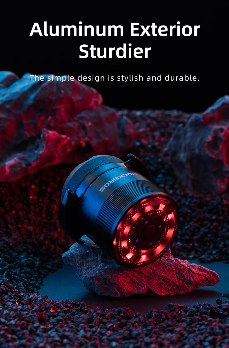 ROCKBROS Multiple Color Bike Tail Light Q1 - Image 3