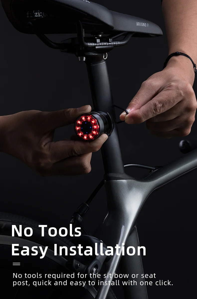 ROCKBROS Multiple Color Bike Tail Light Q1 - Image 4