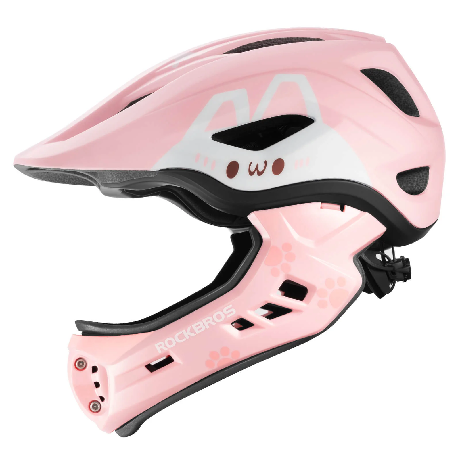 Critter Kids MTB Bike Helmet Full Face Protection with Removable Chin Guard TT-32 - Image 15