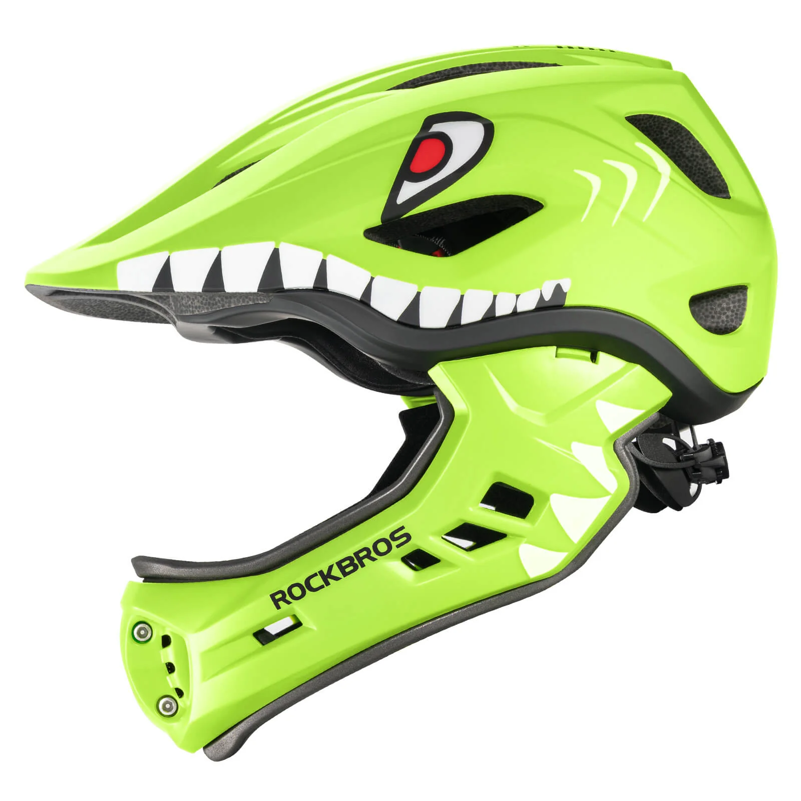 Critter Kids MTB Bike Helmet Full Face Protection with Removable Chin Guard TT-32 - Image 8
