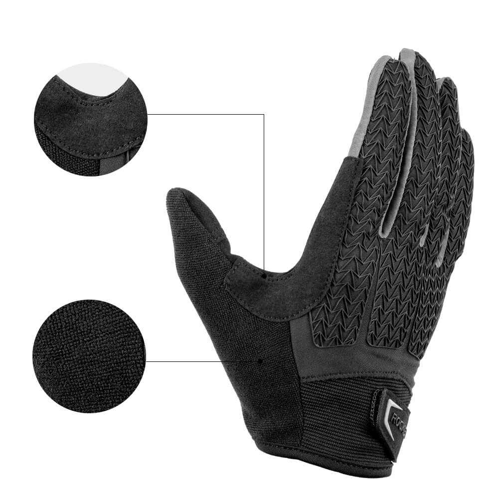 Cycling Gloves for Men Women Full Finger with Touch Screen Anti Slip - Image 3
