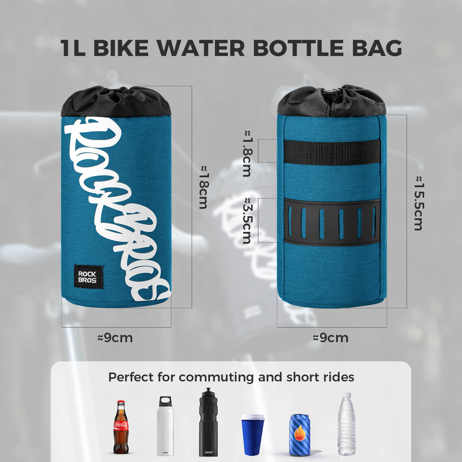 Cycling Handlebar Bottle Bag Flash Painting Journey Series - Image 17