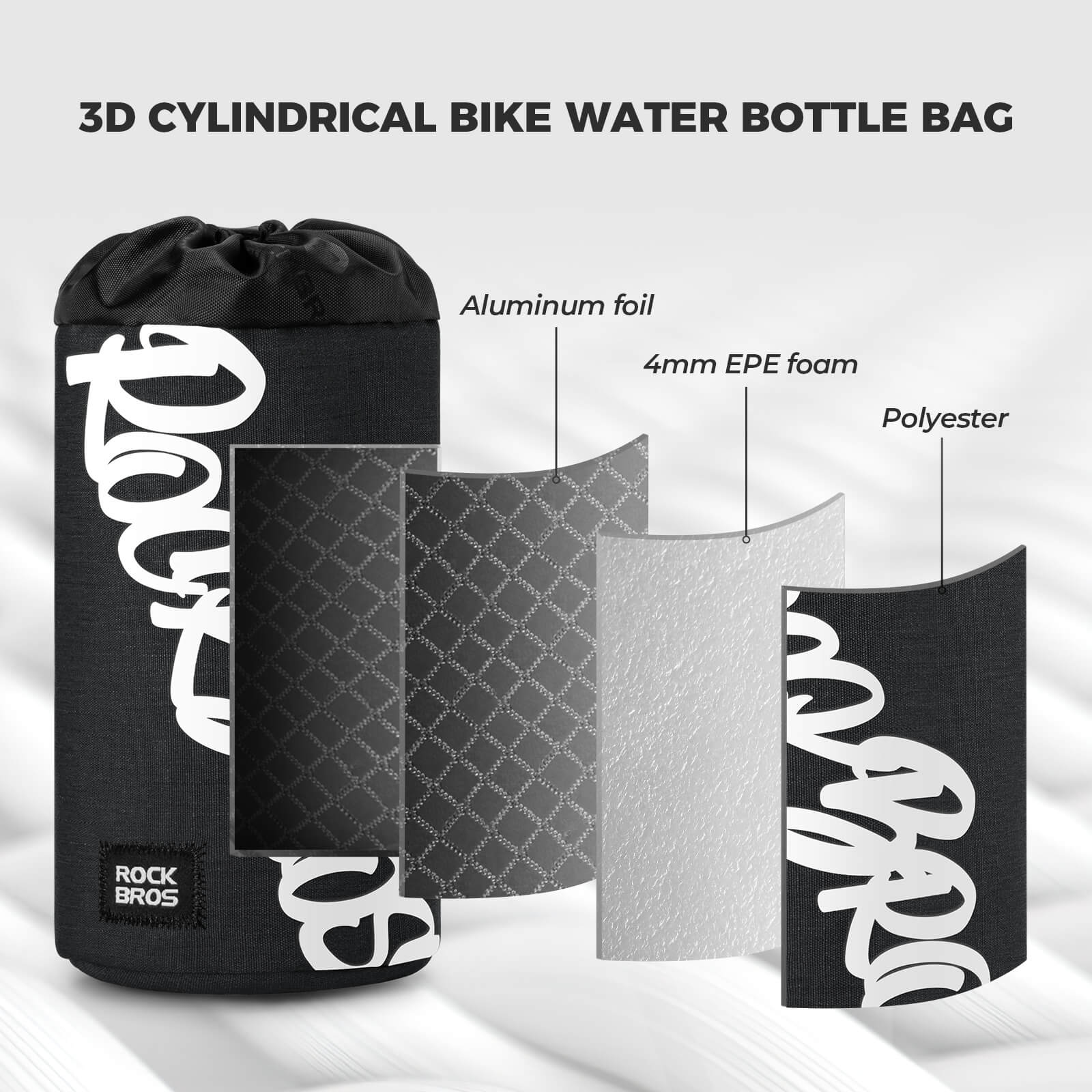 Cycling Handlebar Bottle Bag Flash Painting Journey Series - Image 4
