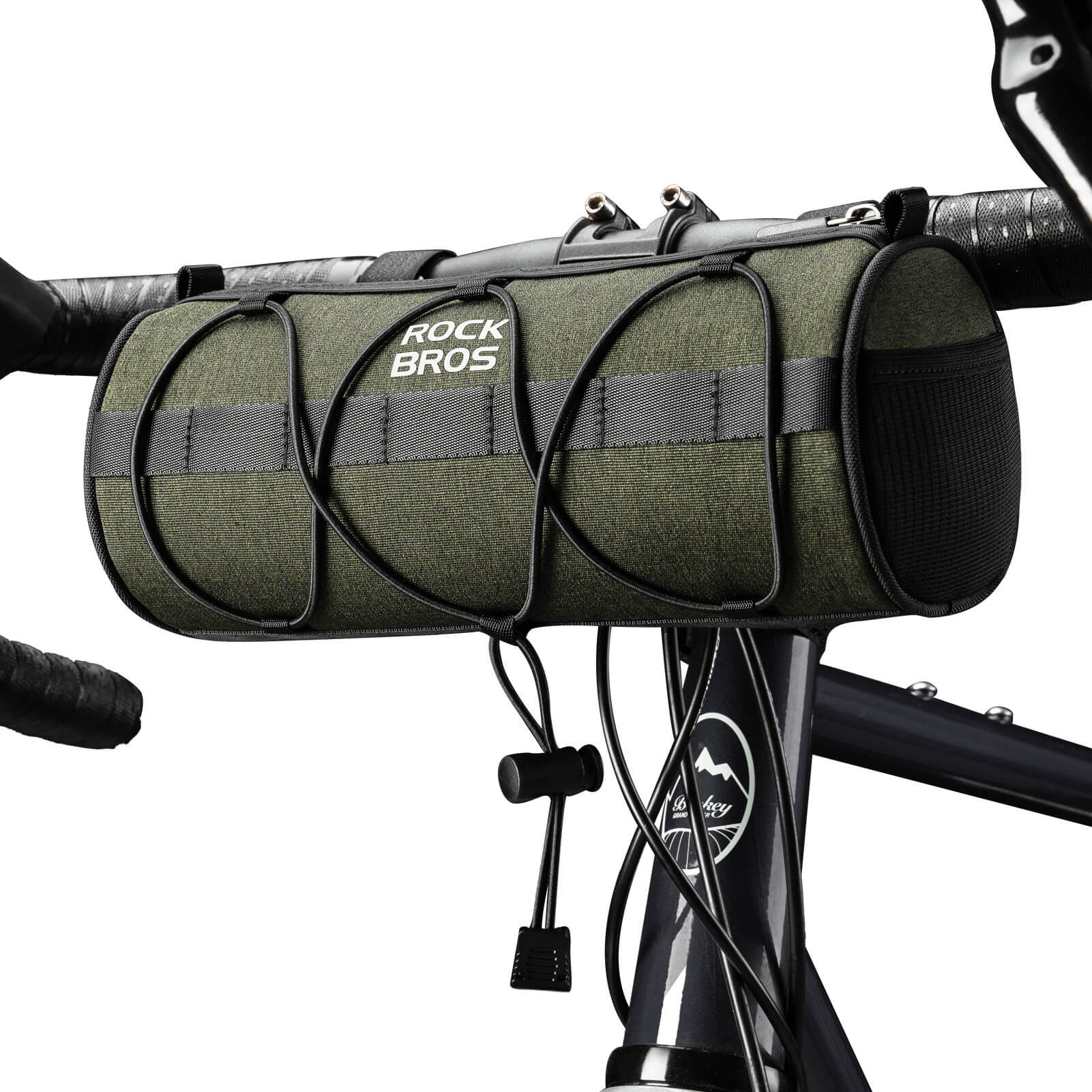 Cycling Handlebar Roll Bag Safety Reflective Logo 2L - Image 2