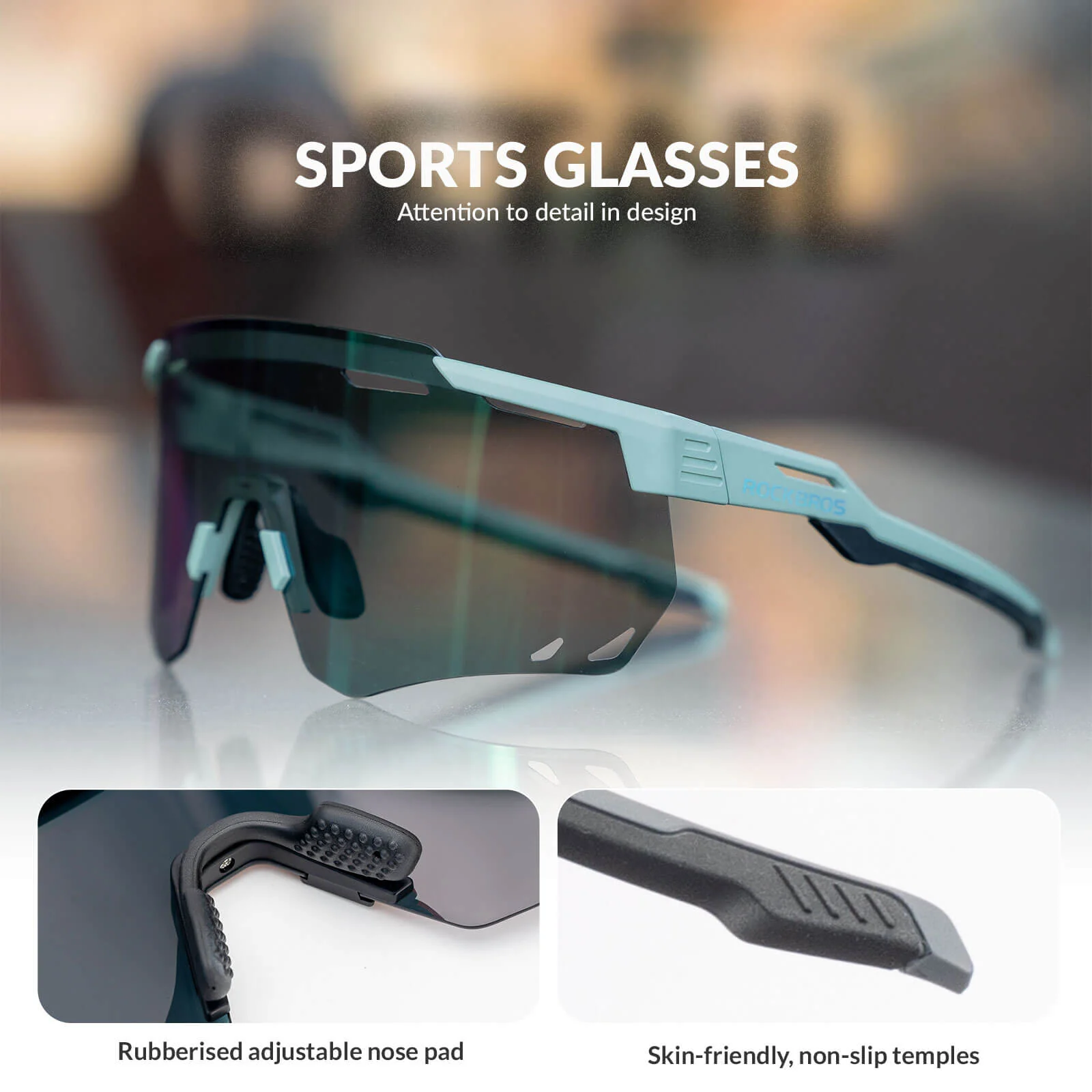 Cycling Sunglasses Photochromic Glasses UV400 SP323 - Image 12