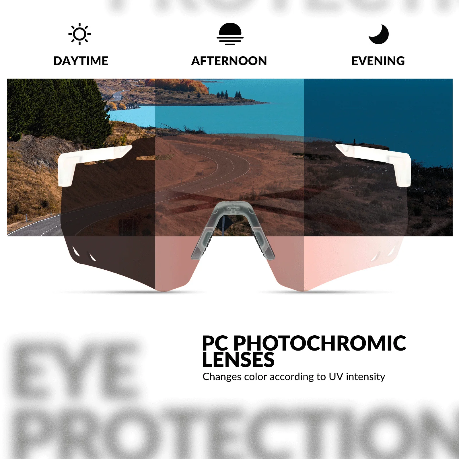 Cycling Sunglasses Photochromic Glasses UV400 SP323 - Image 2