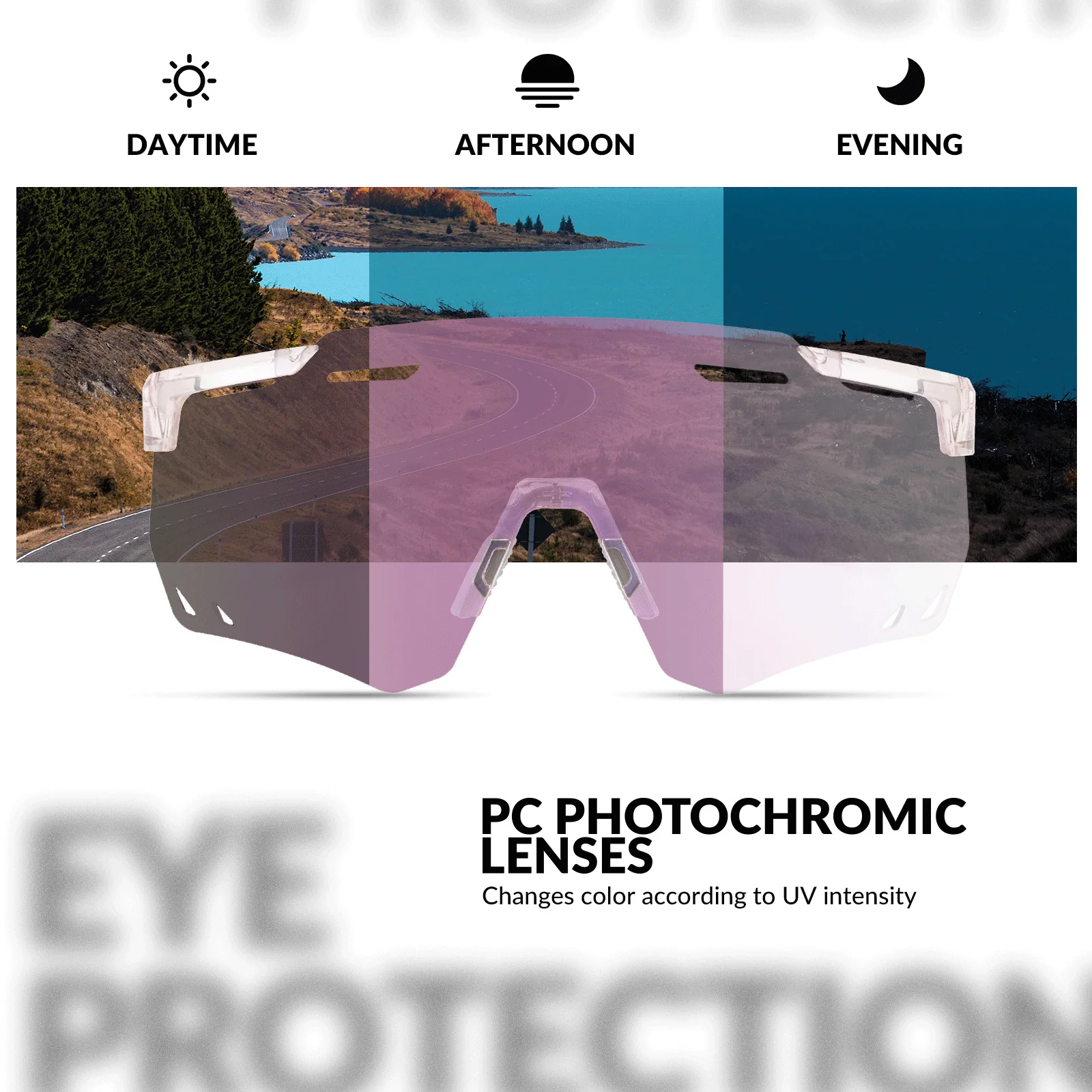 Cycling Sunglasses Photochromic Glasses UV400 SP323 - Image 6